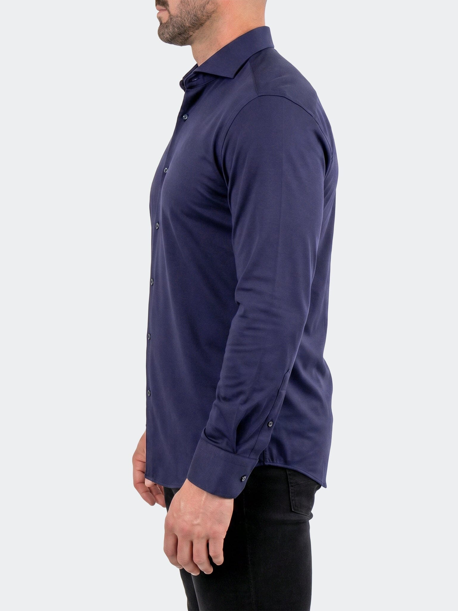 Einstein Dress Shirt LS Stretch Unknown3026 Blue