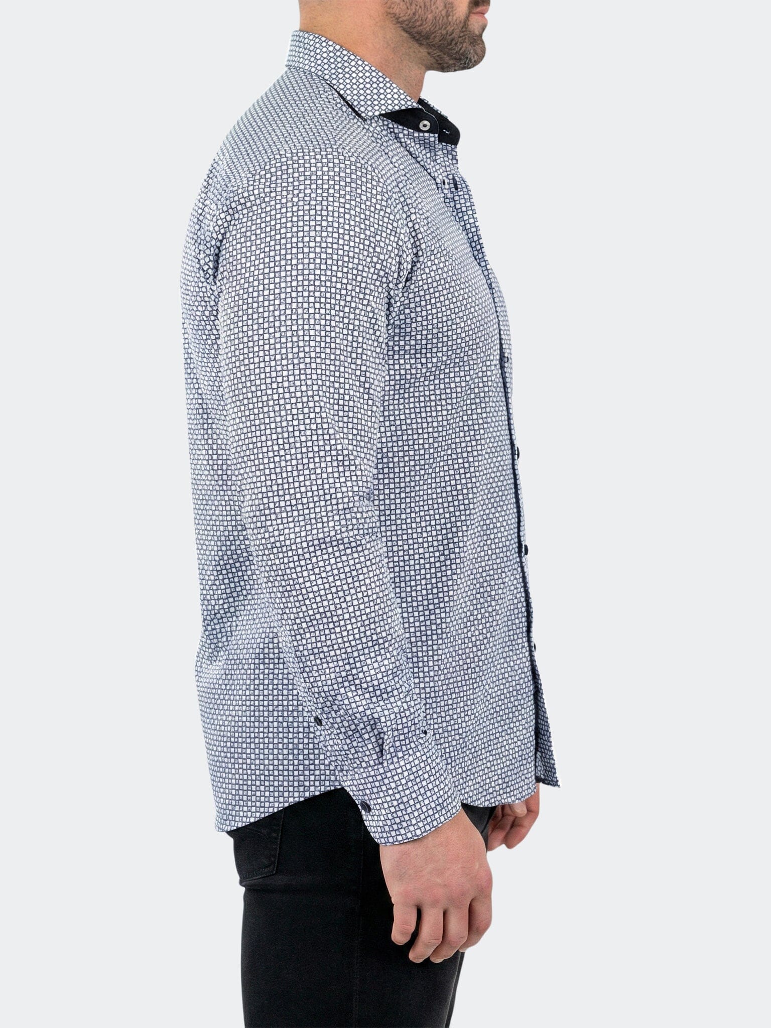 Einstein Dress Shirt LS Stretch Unknown3034 White