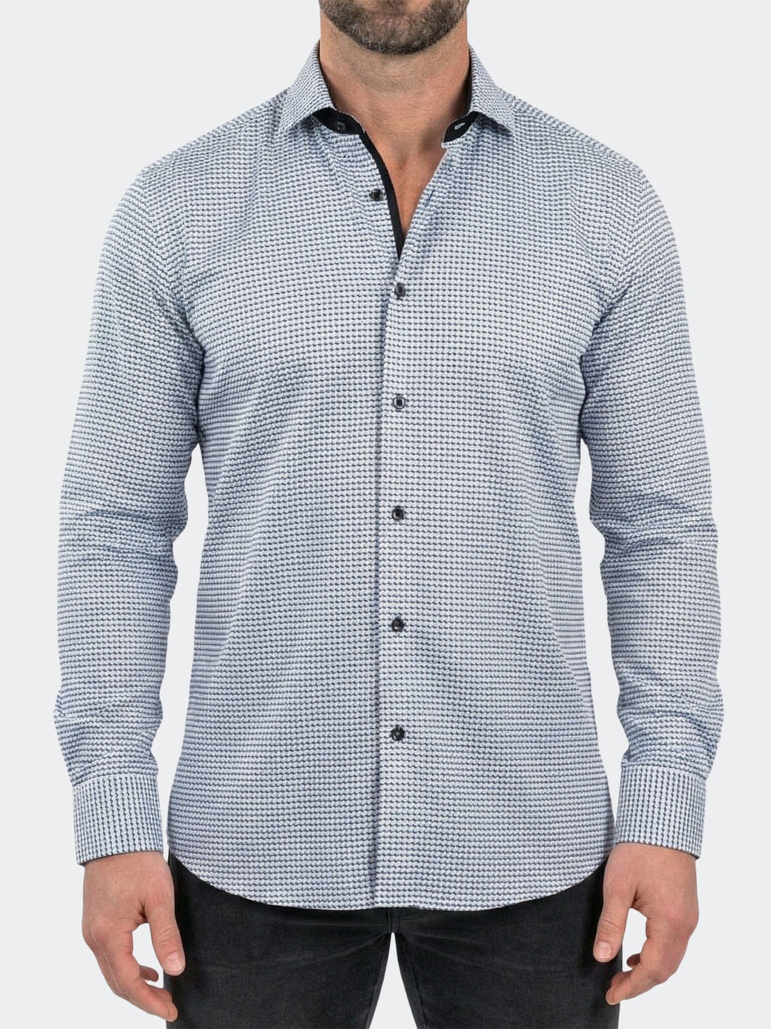 Einstein Dress Shirt LS Stretch Unknown3038 White