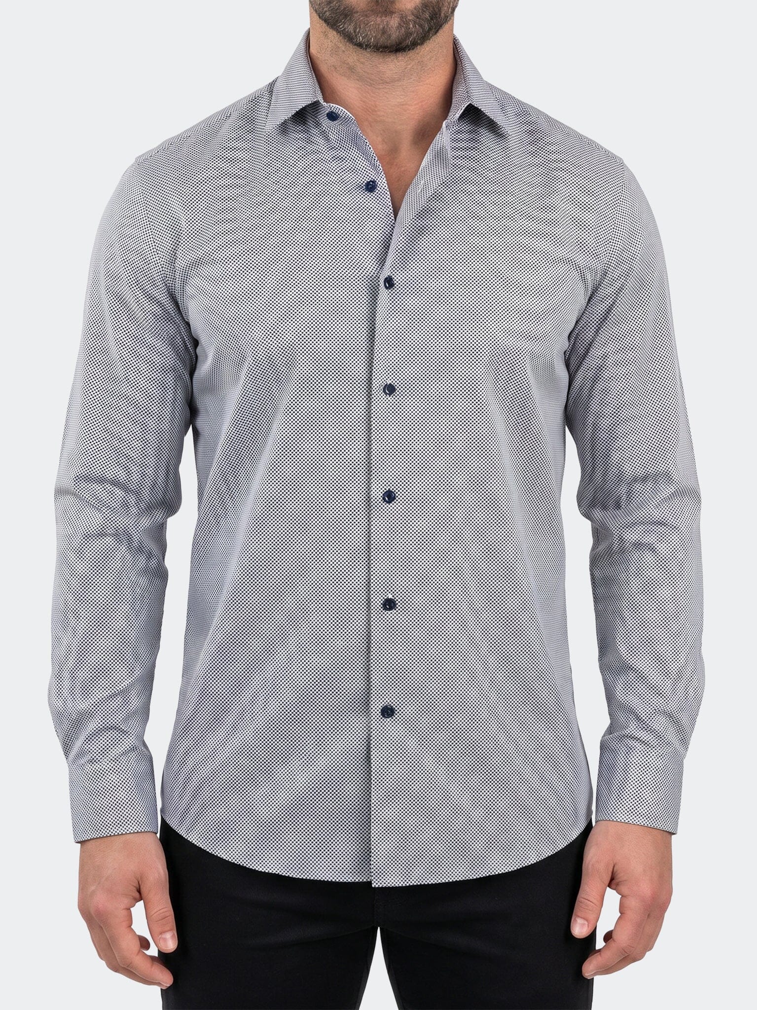 Ceremony Prince Dress Shirt LS Stretch Unknown3201 Black