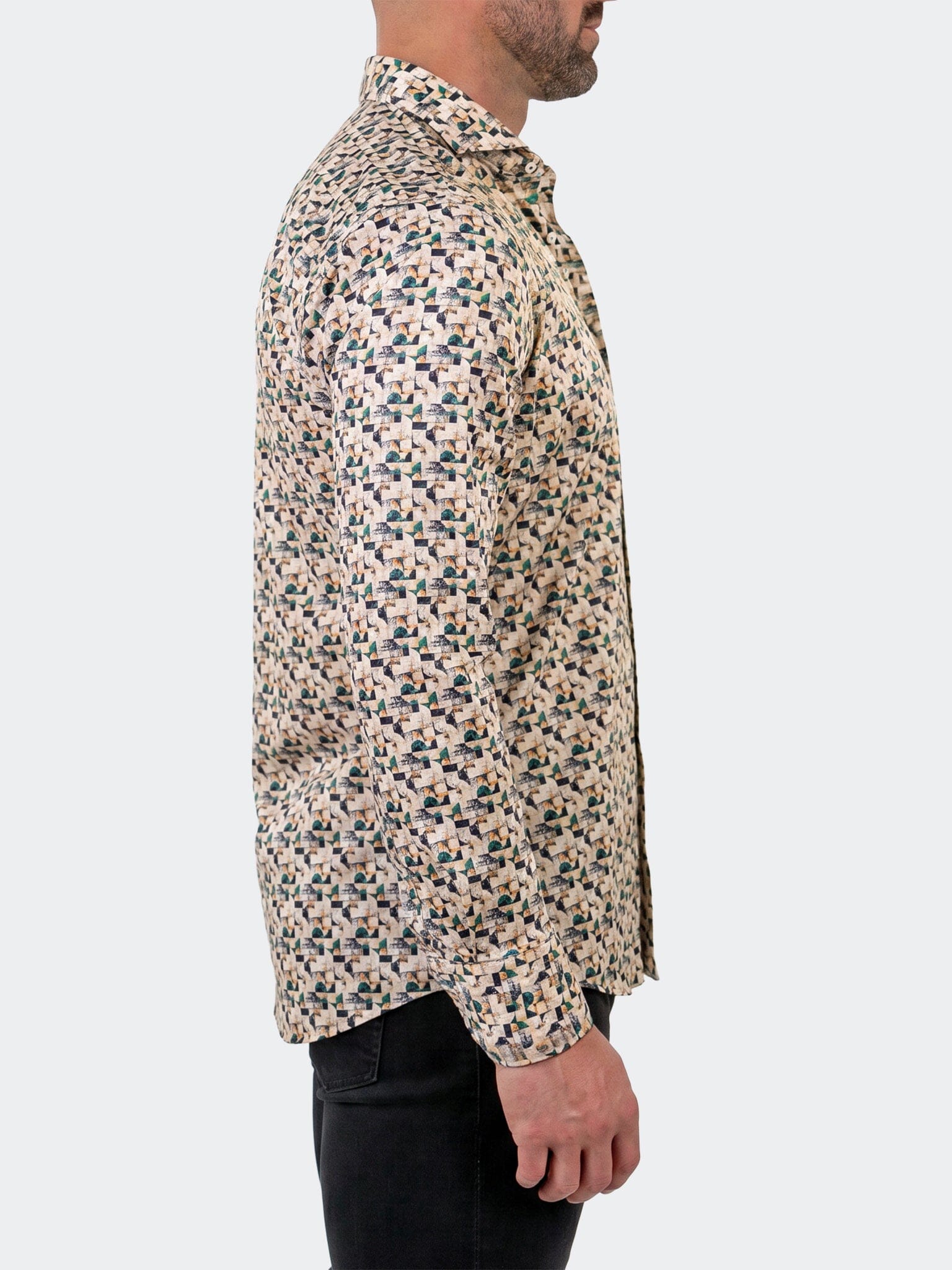 Einstein Dress Shirt LS Stretch Unknown3258 Multi
