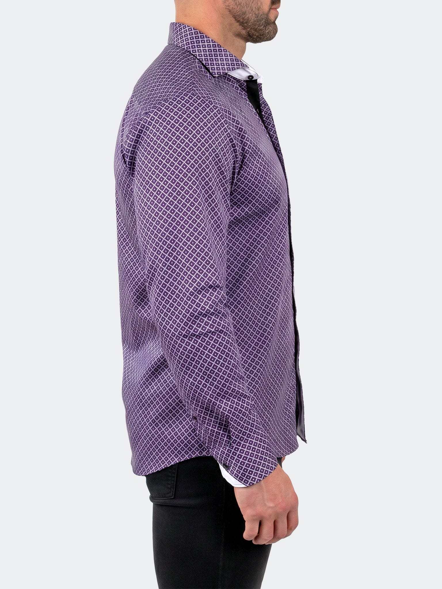 Einstein Dress Shirt LS Stretch Unknown3263 Black