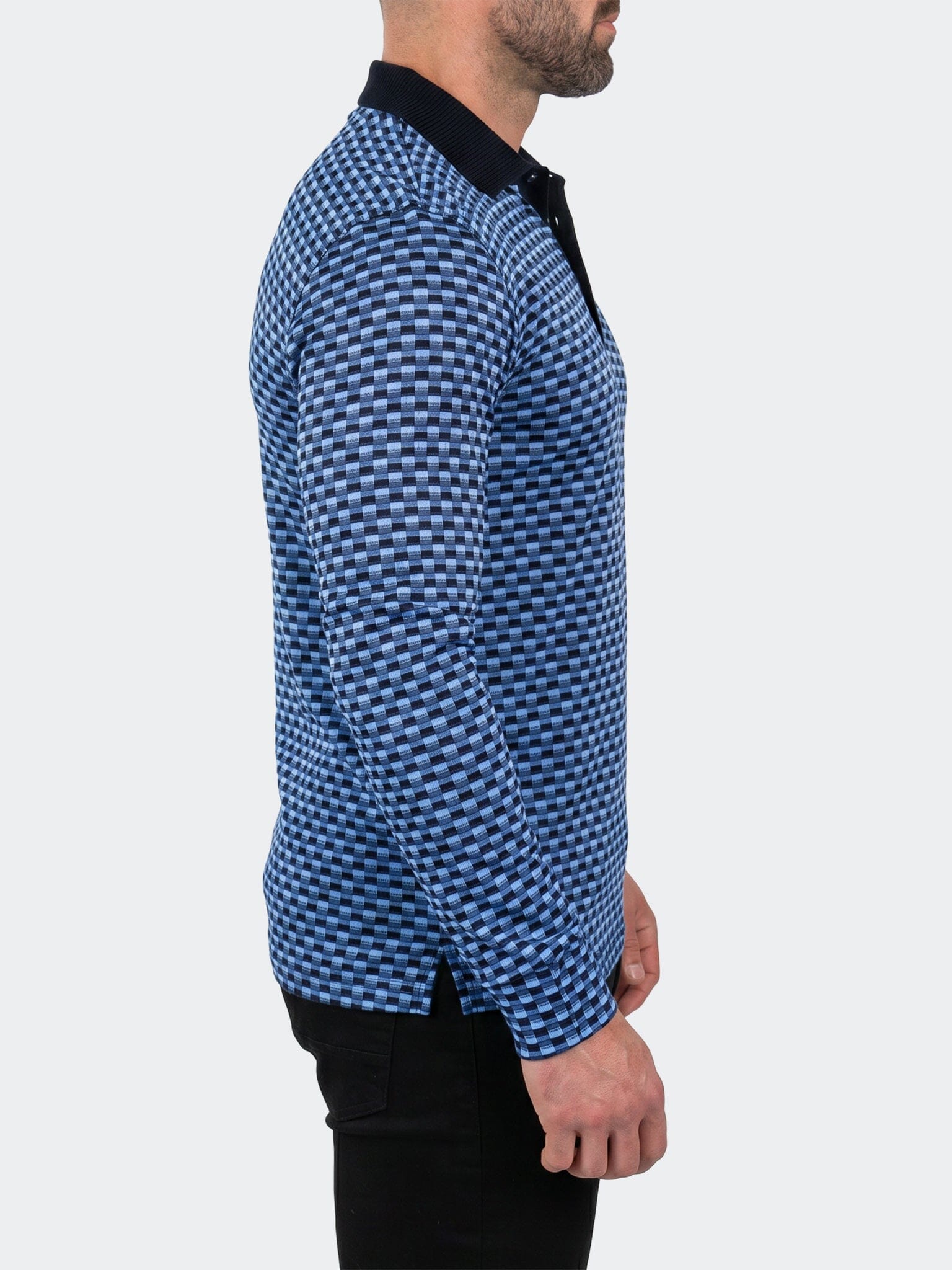 Polo KnitRib Unknown002 Blue
