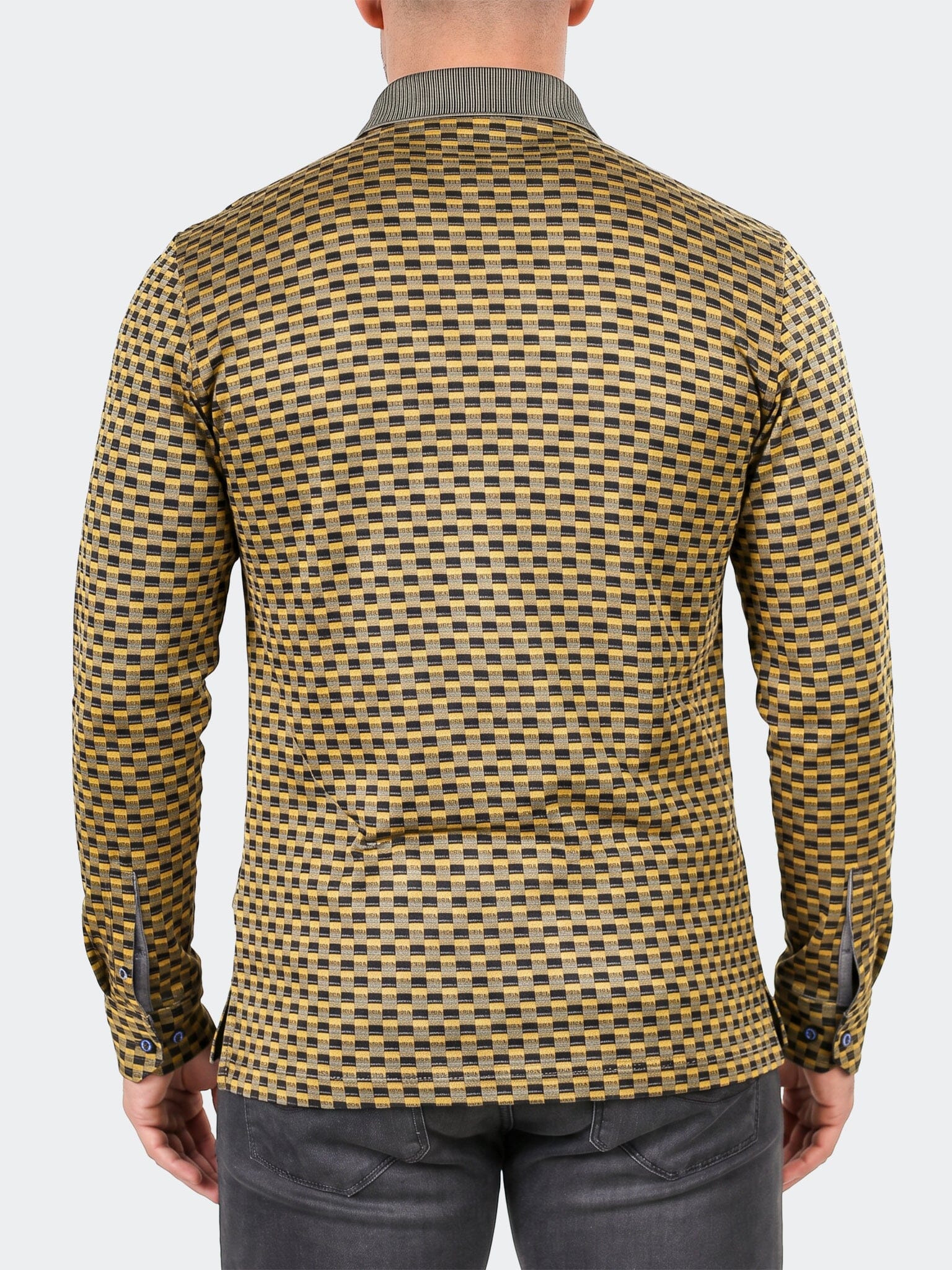 Polo KnitRib Unknown003 Yellow