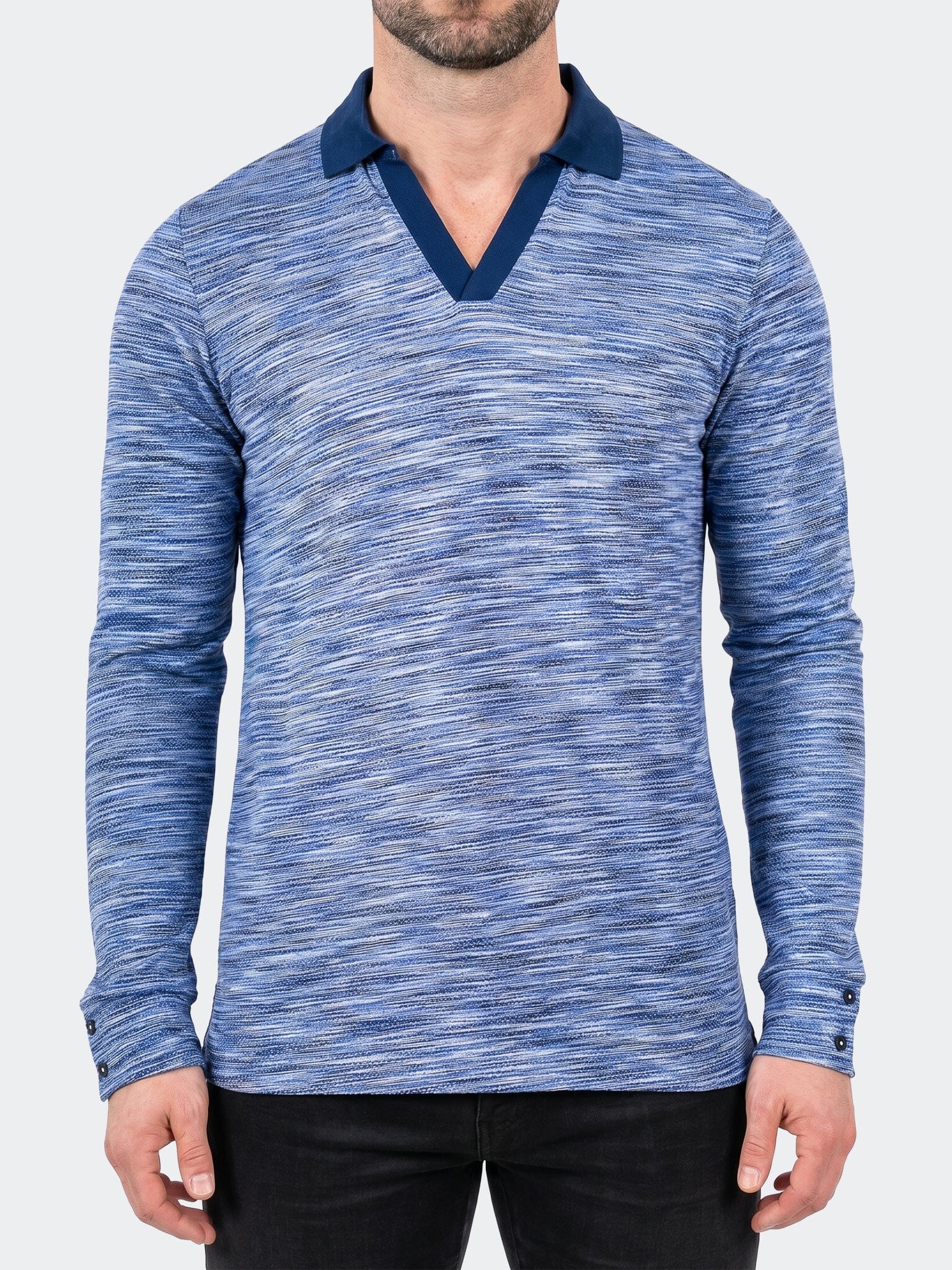 Polo SS Knitted Unknown 0010 Blue