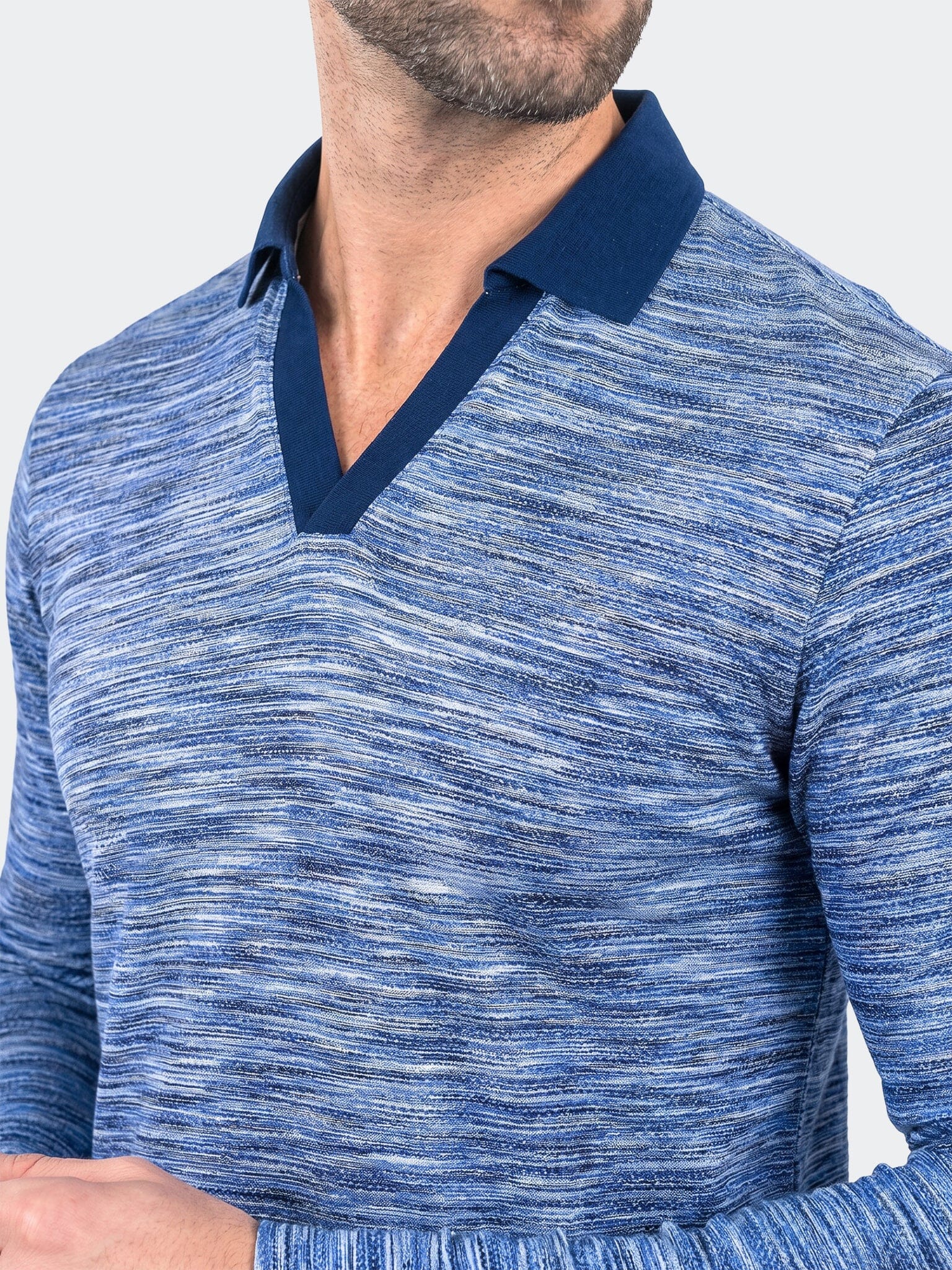 Polo SS Knitted Unknown 0010 Blue