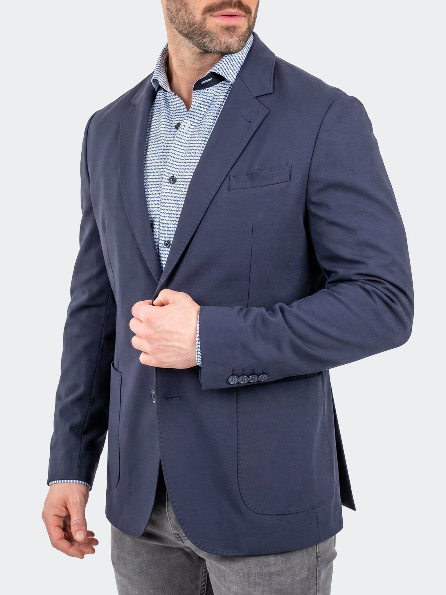 Descartes Blazer Unconstructed Unknown 0006 Blue