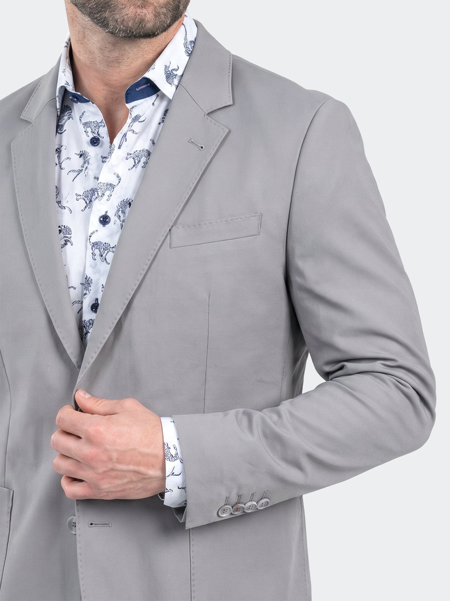 Descartes Blazer Unconstructed Unknown 0015 Grey