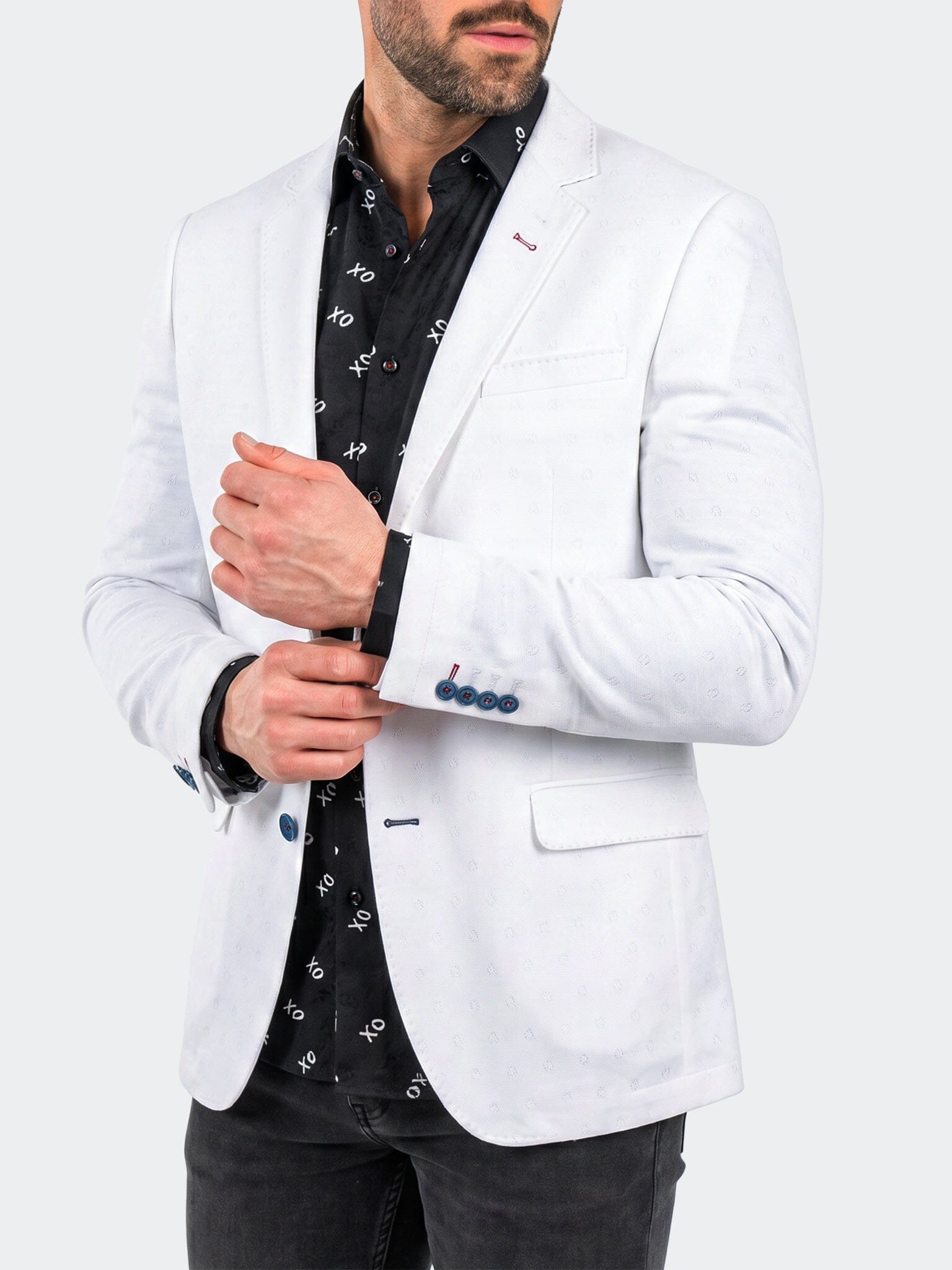 Socrate Blazer Constructed Unknown 0073 White