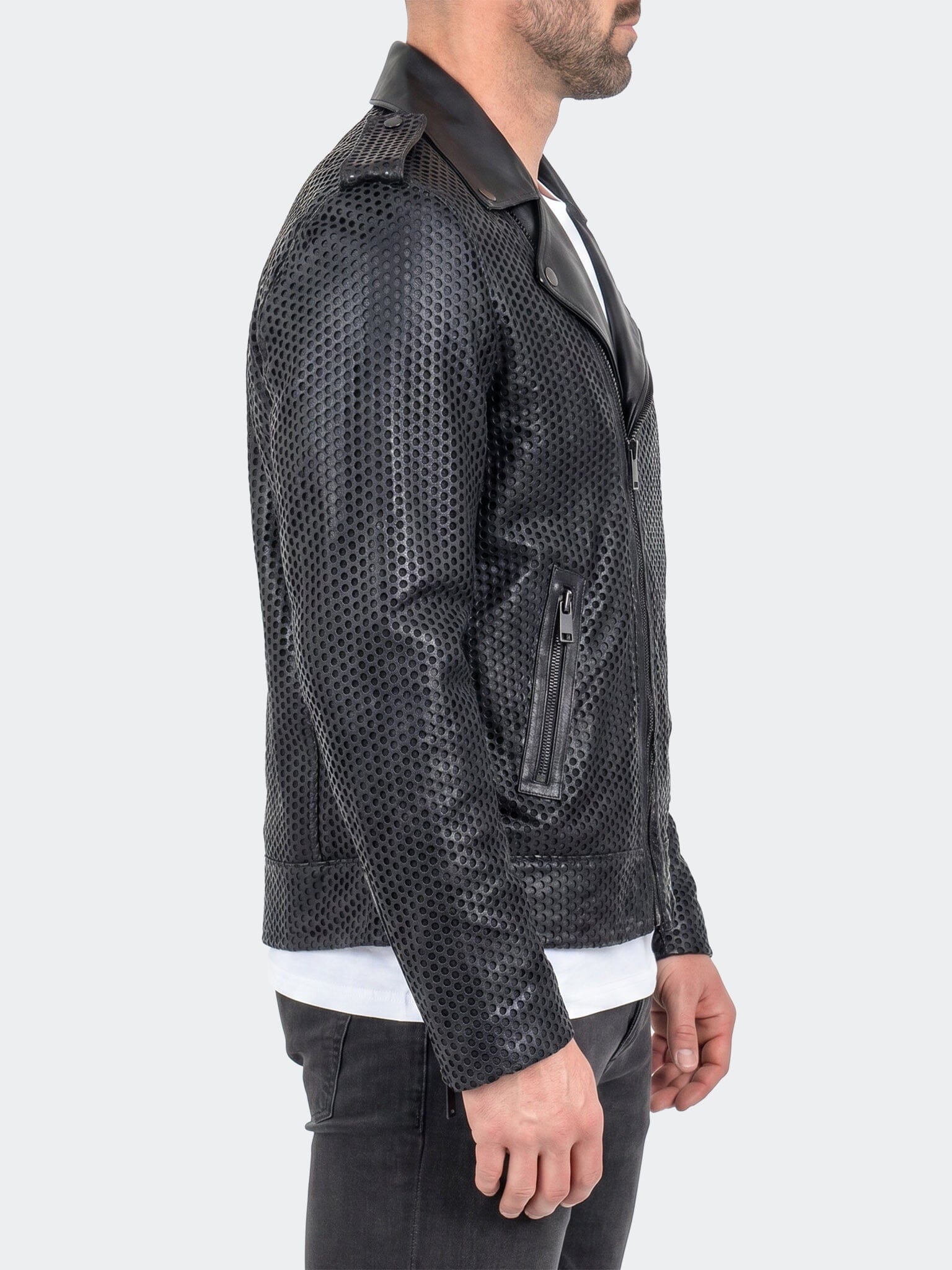 Jacket Leather UnknownSeventeen Blue