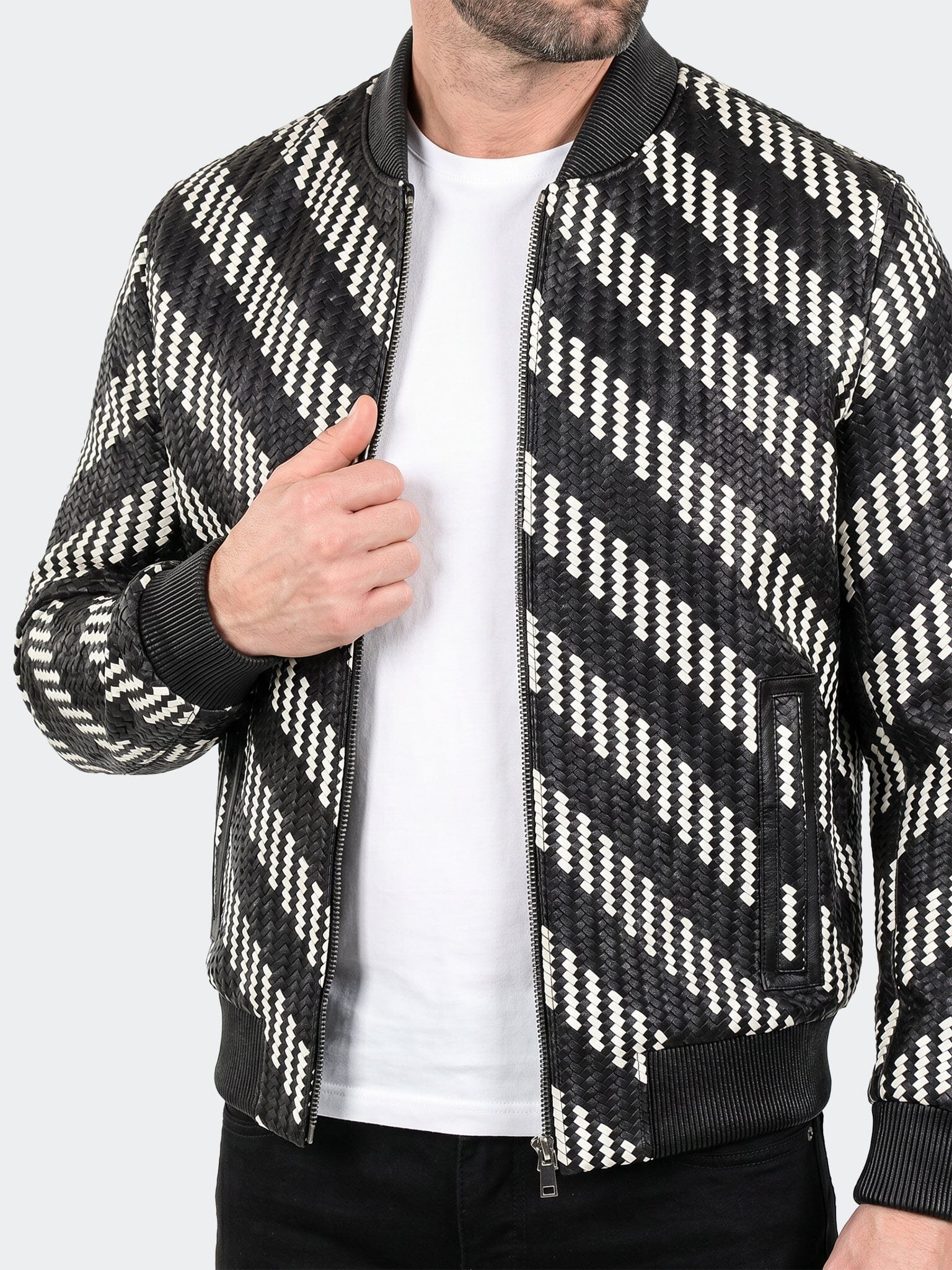 Jacket Leather UnknownEleven Grey