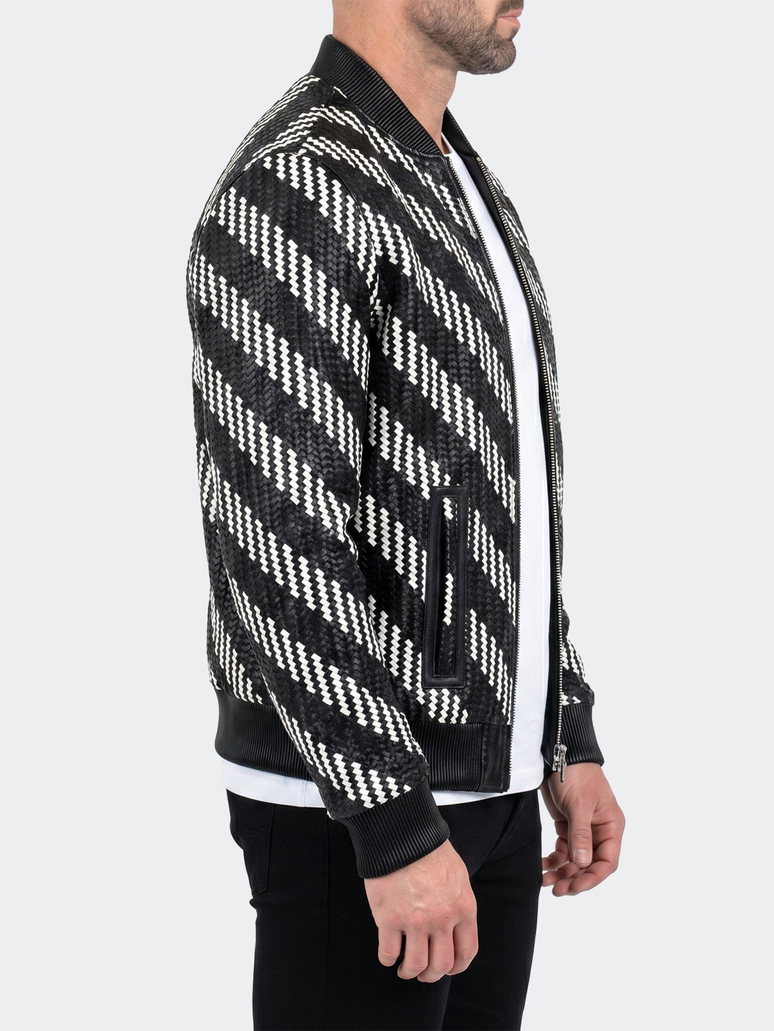 Jacket Leather UnknownEleven Grey