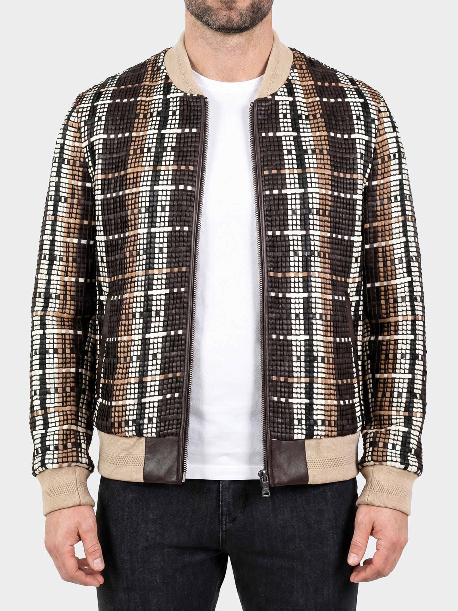 Jacket Leather UnknownTwelve Grey