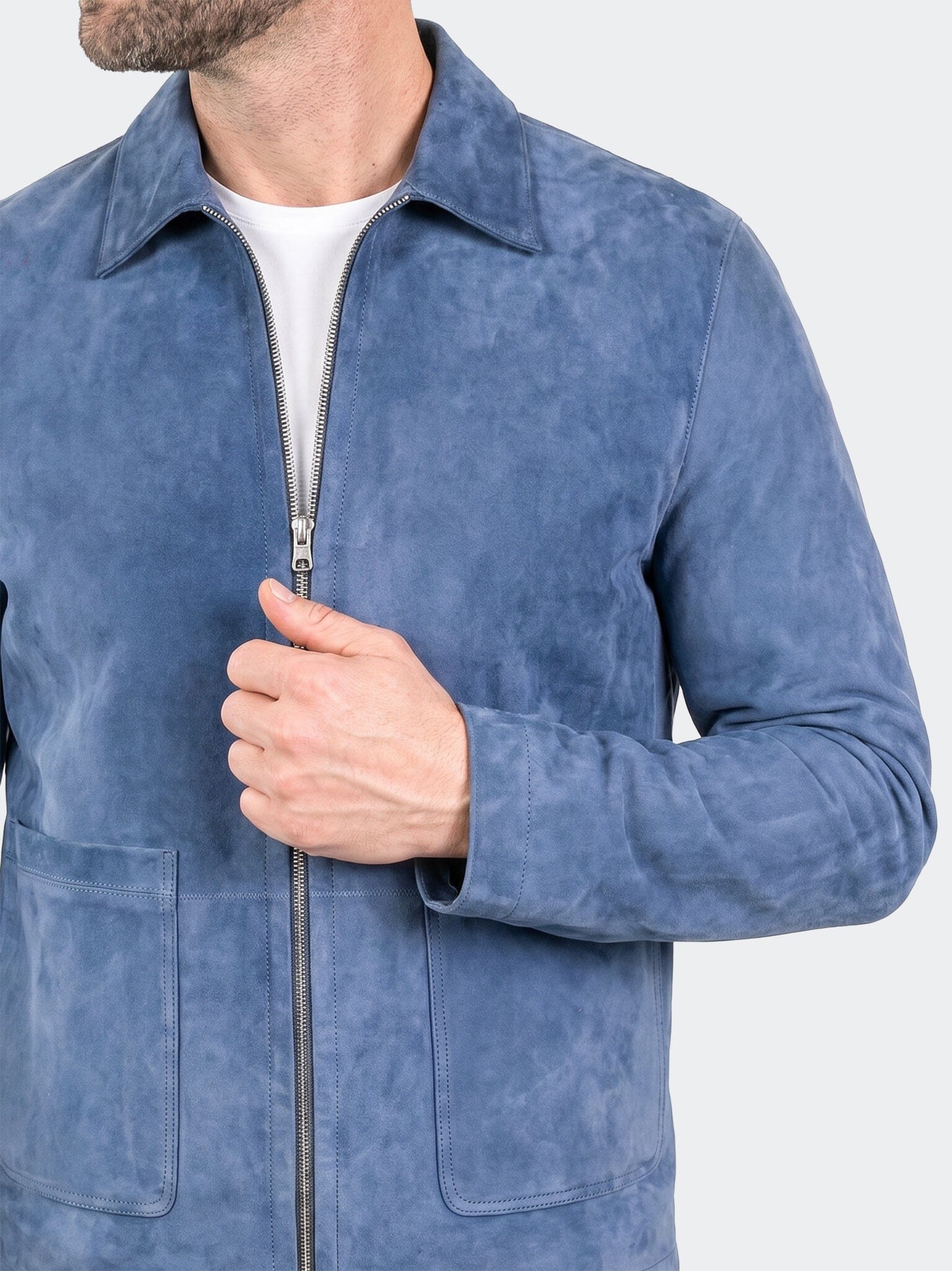 Jacket Leather UnknownThirtySix Blue