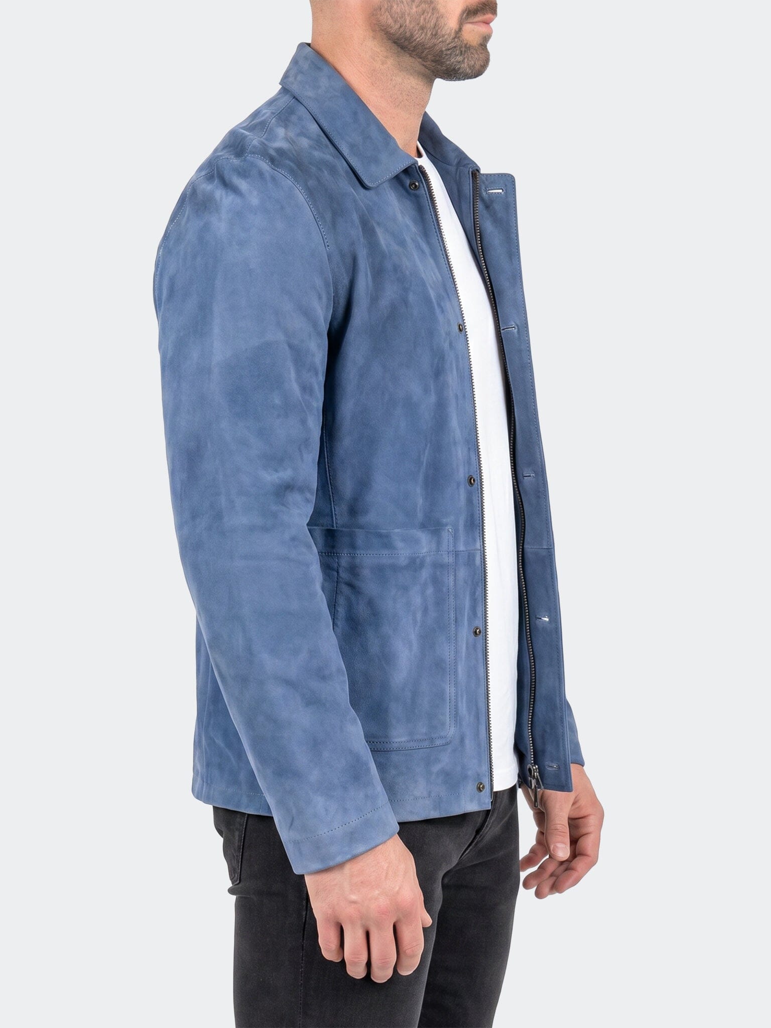 Jacket Leather UnknownThirtySix Blue