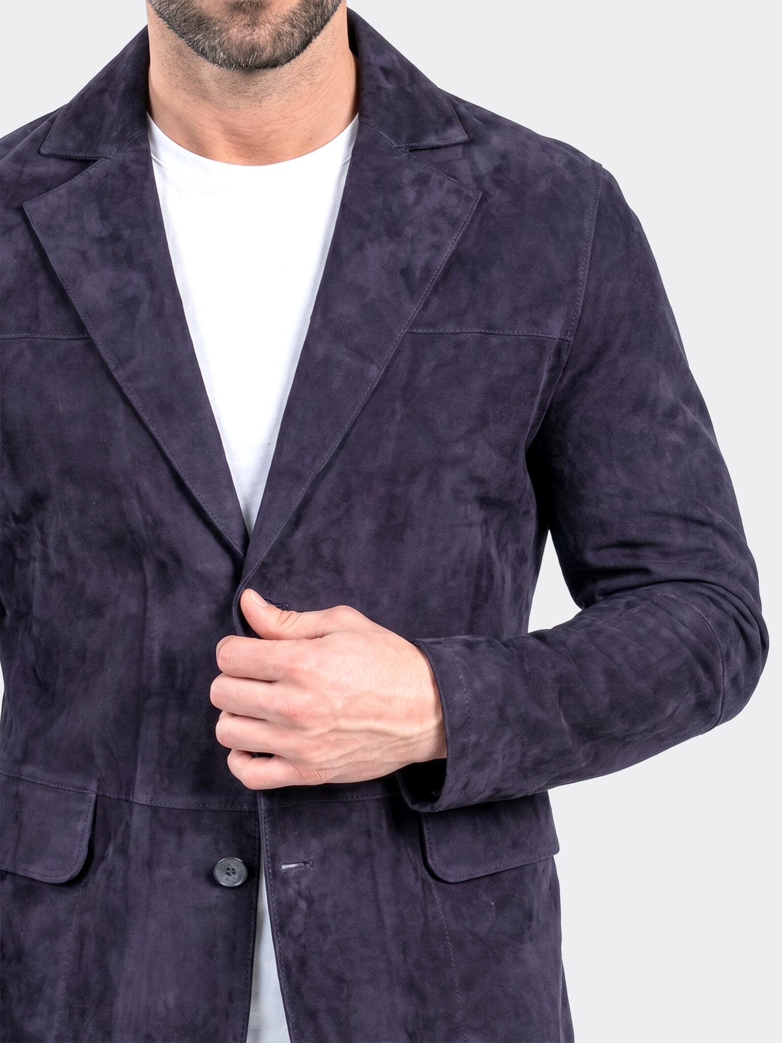 Jacket Leather UnknownThirtySeven Blue