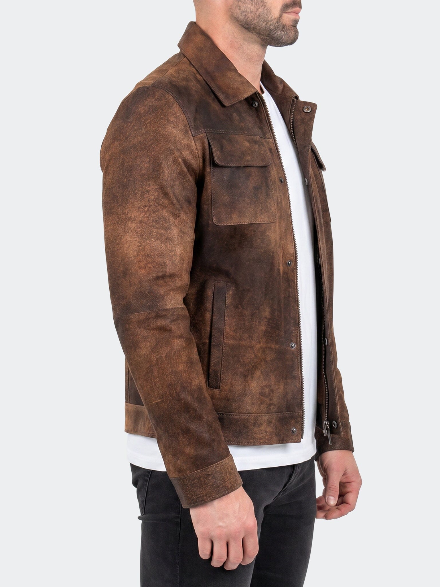 Jacket Leather UnknownThirtyNine Brown