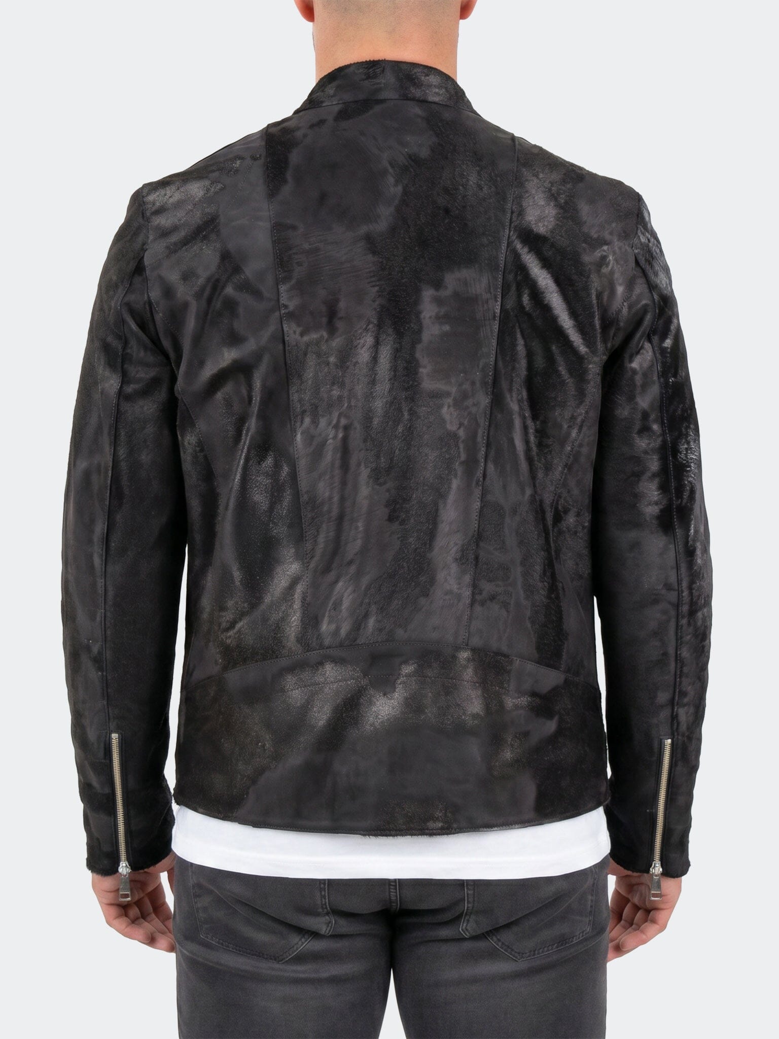 Captain Jacket Leather Unknown 0057 Black