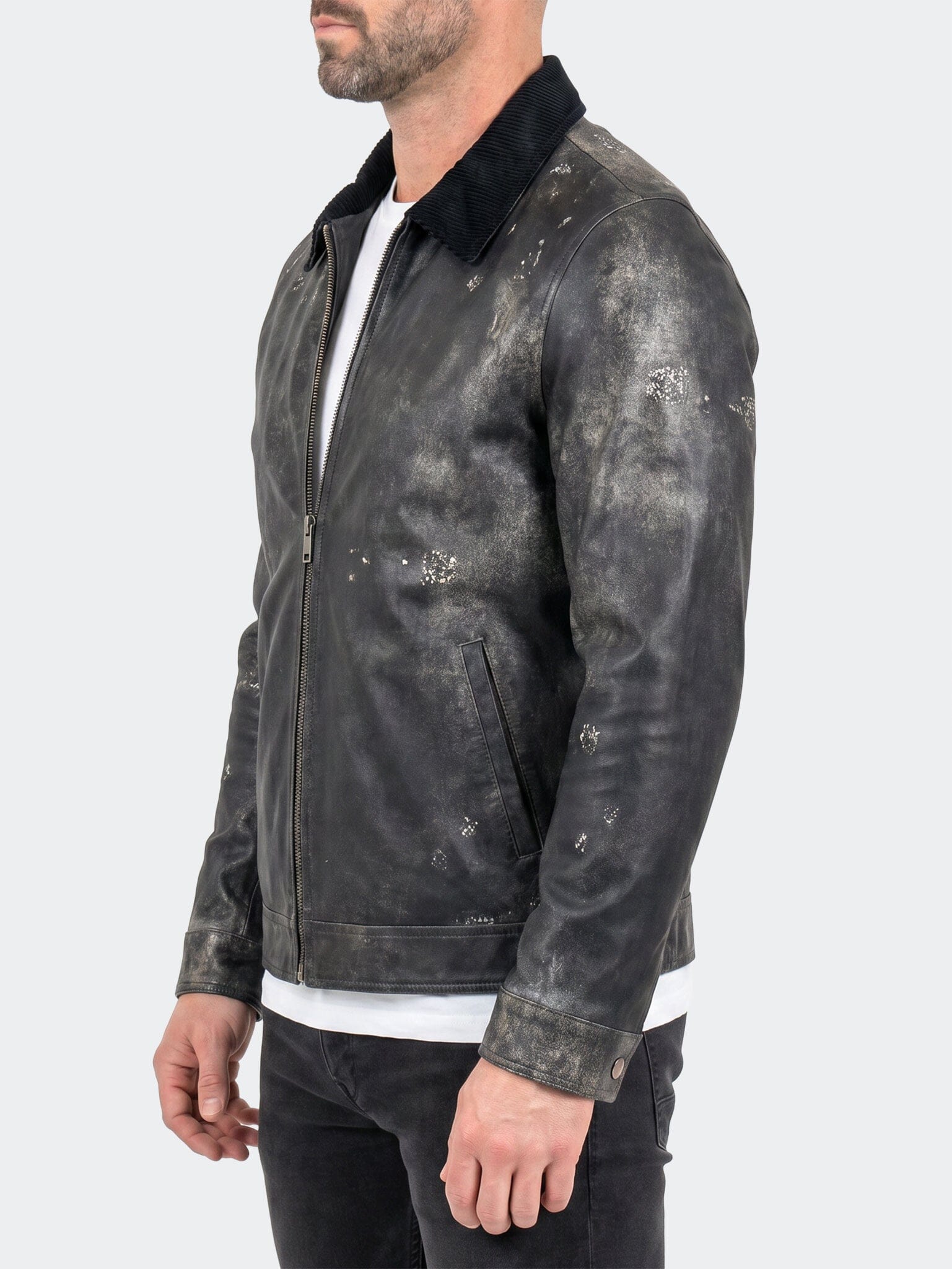 Captain Jacket Leather Unknown 0058 Blue