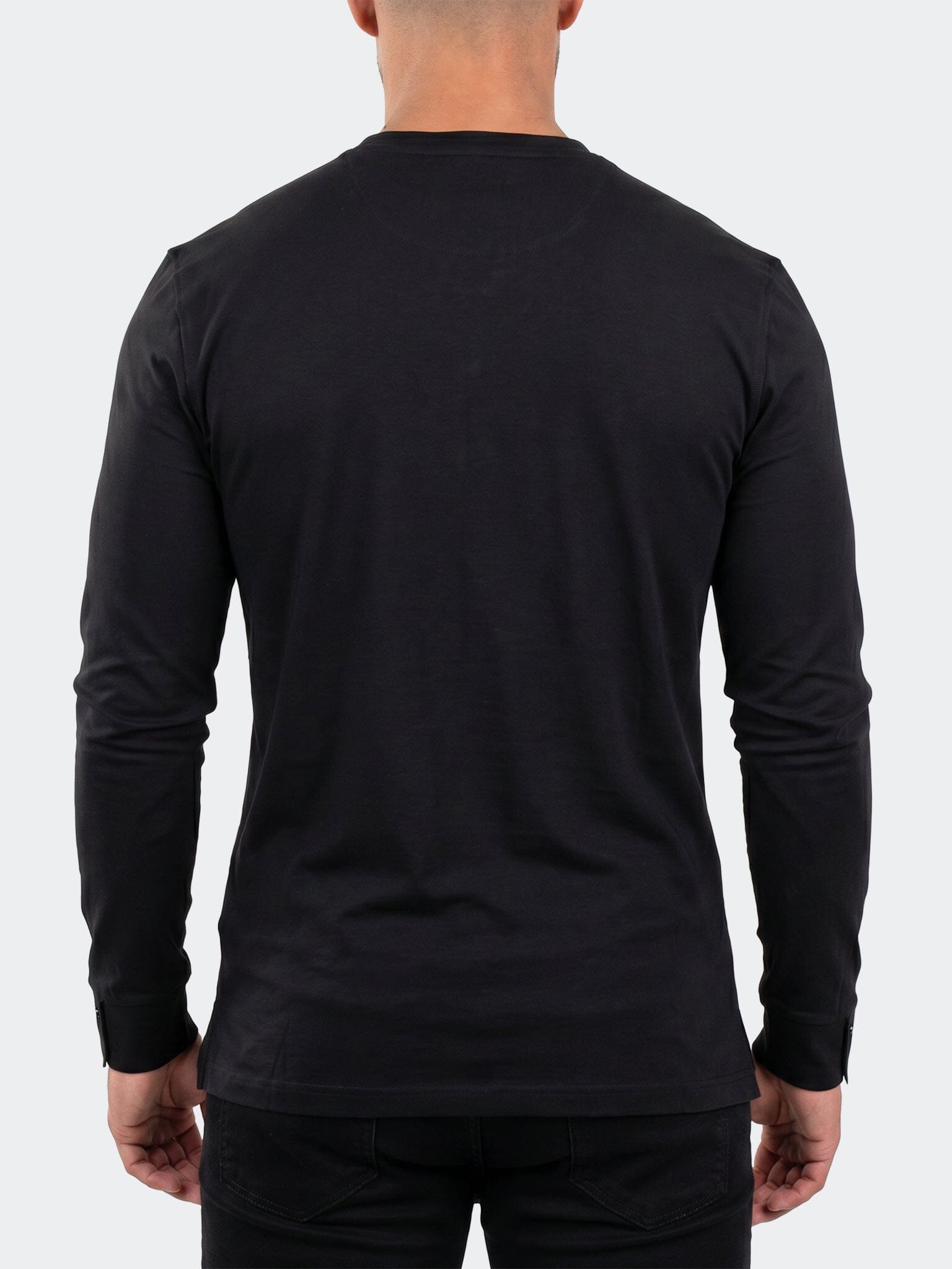 V-Neck SS Short Sleeve Unknown 0008 Black