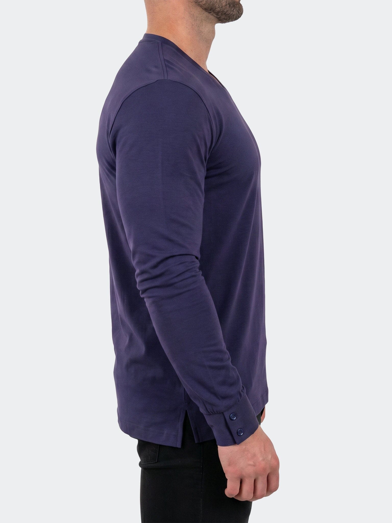 V-Neck SS Short Sleeve Unknown 0009 Blue