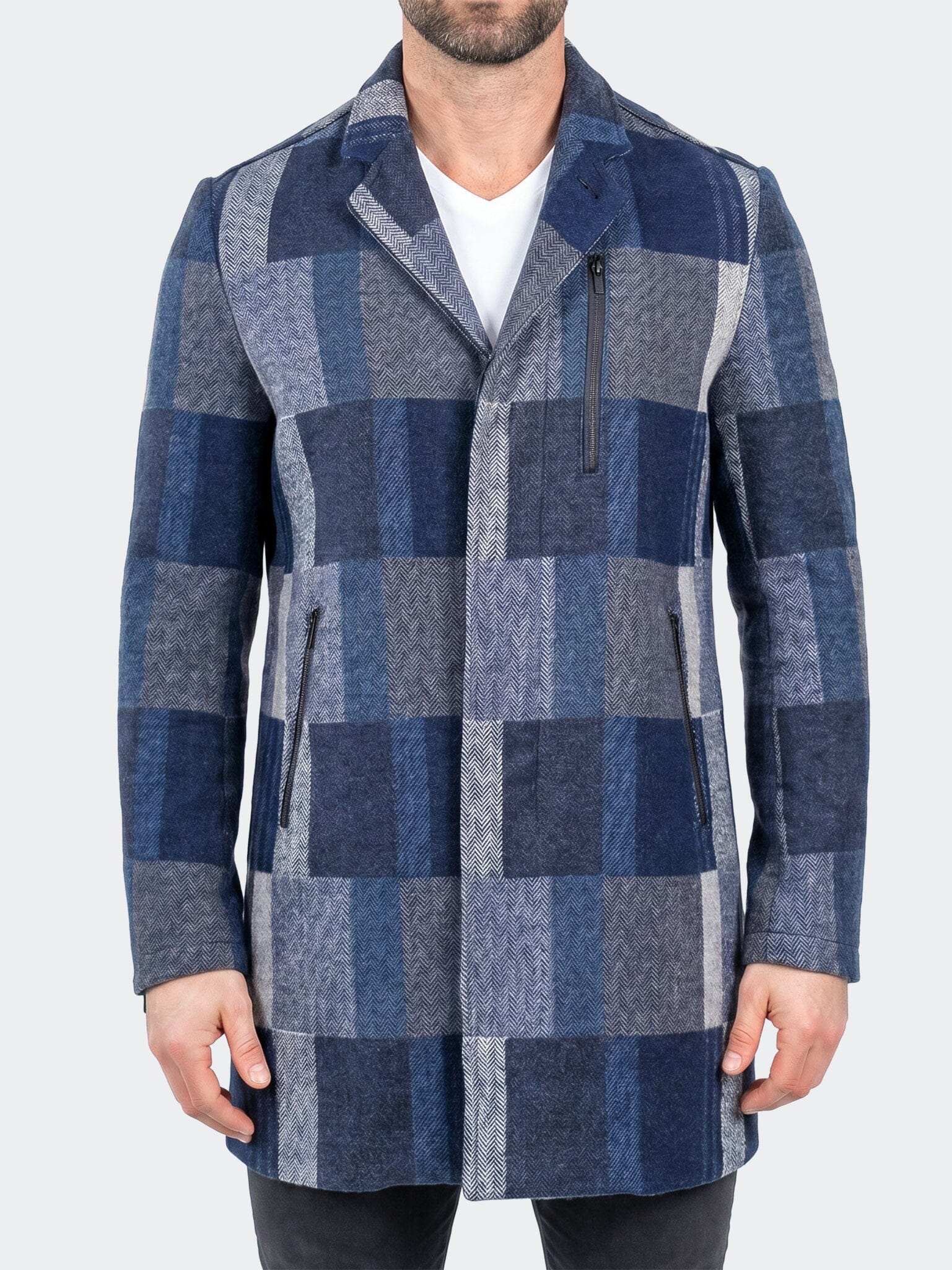 Jacket Peacoat Unknown 0027 Blue
