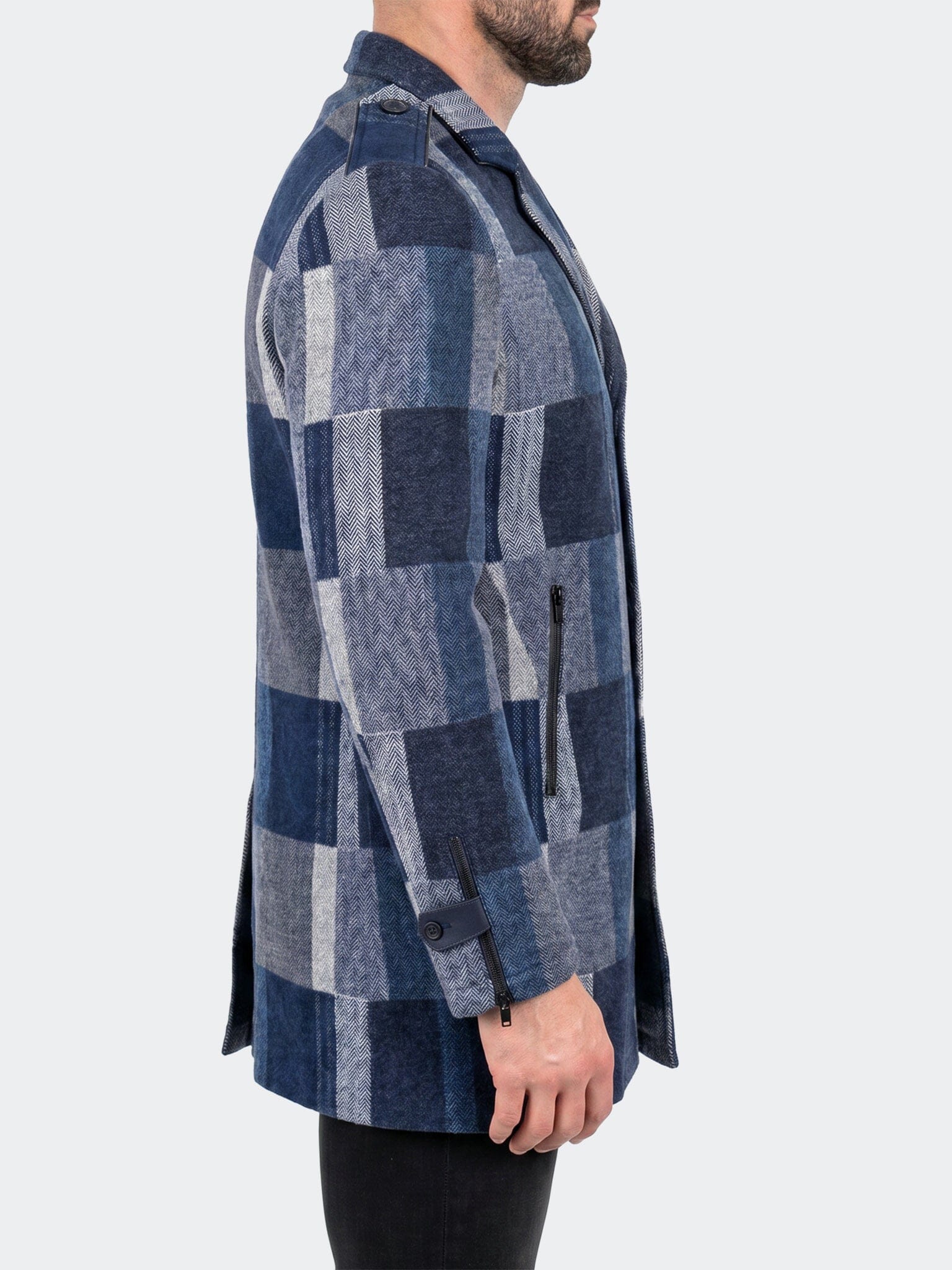 Jacket Peacoat Unknown 0027 Blue