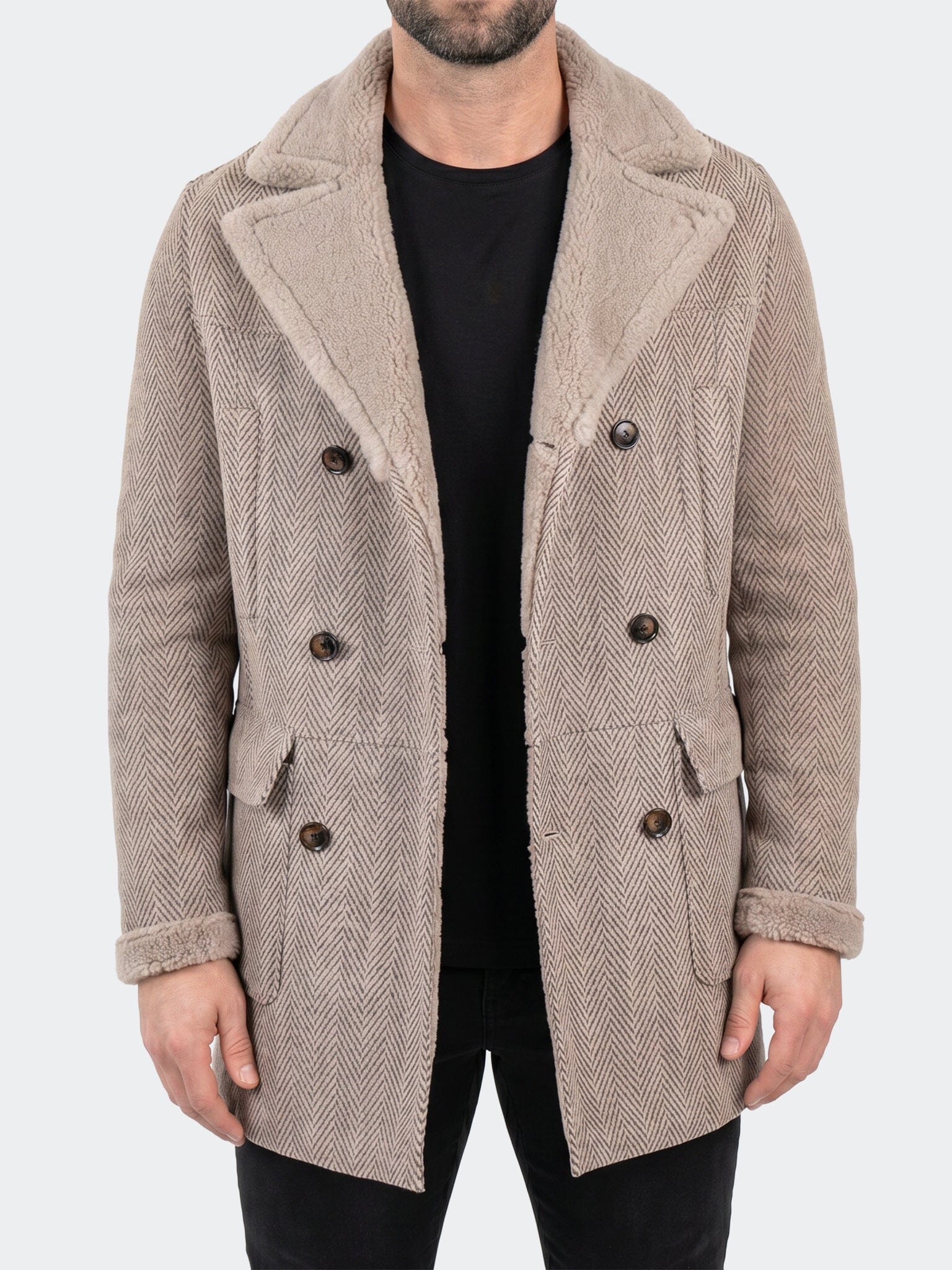 Captain Jacket Peacoat Unknown 0044 Beige