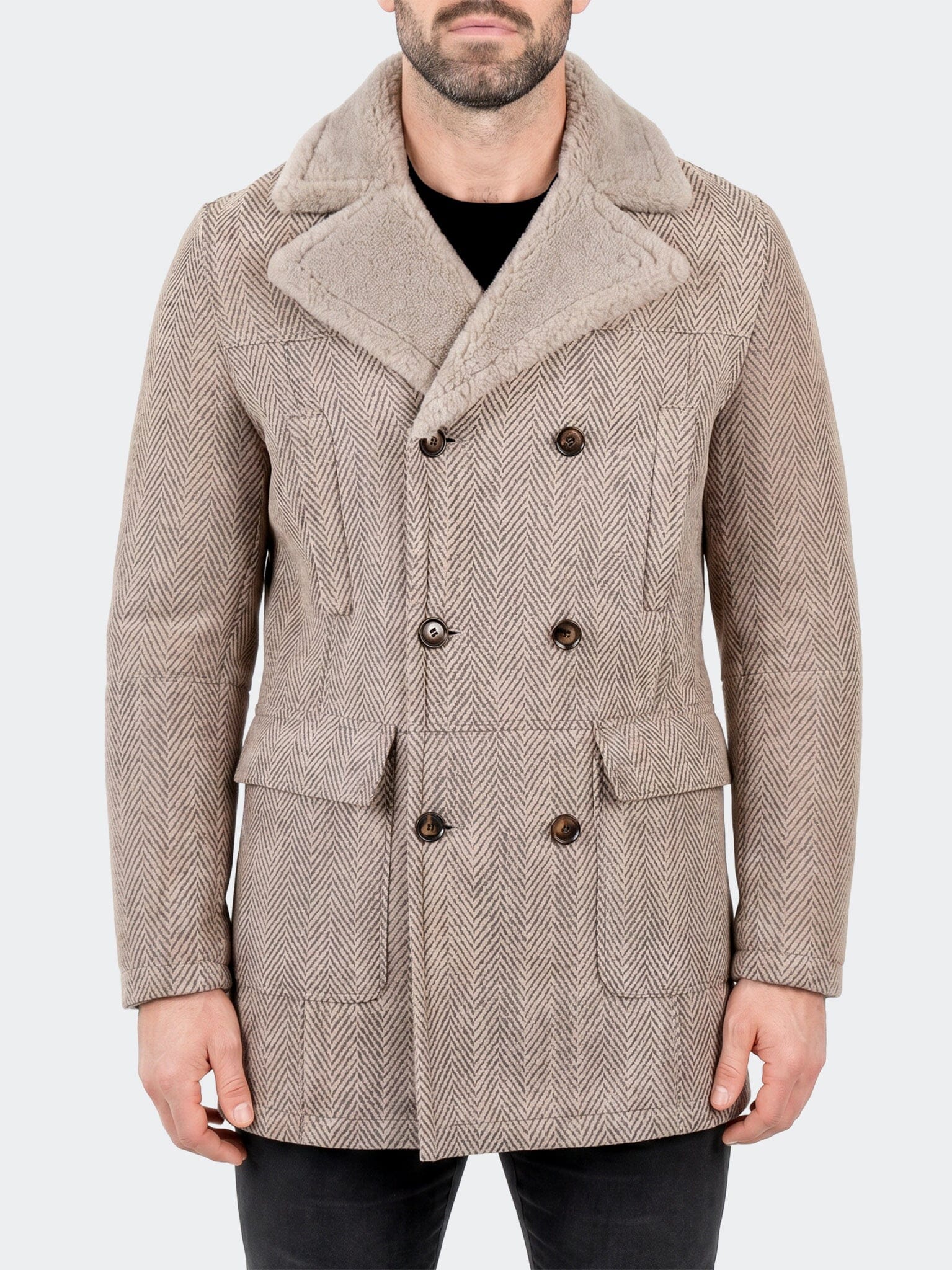Captain Jacket Peacoat Unknown 0044 Beige