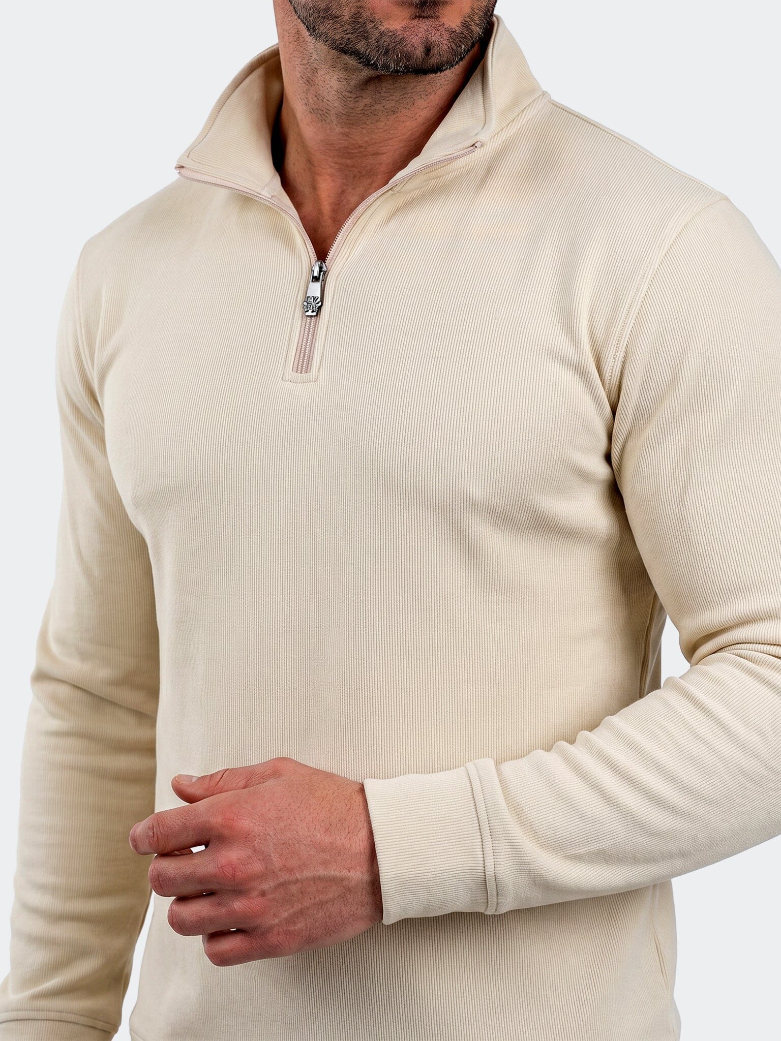 Athleisure Zipper Unknown 0063 Beige