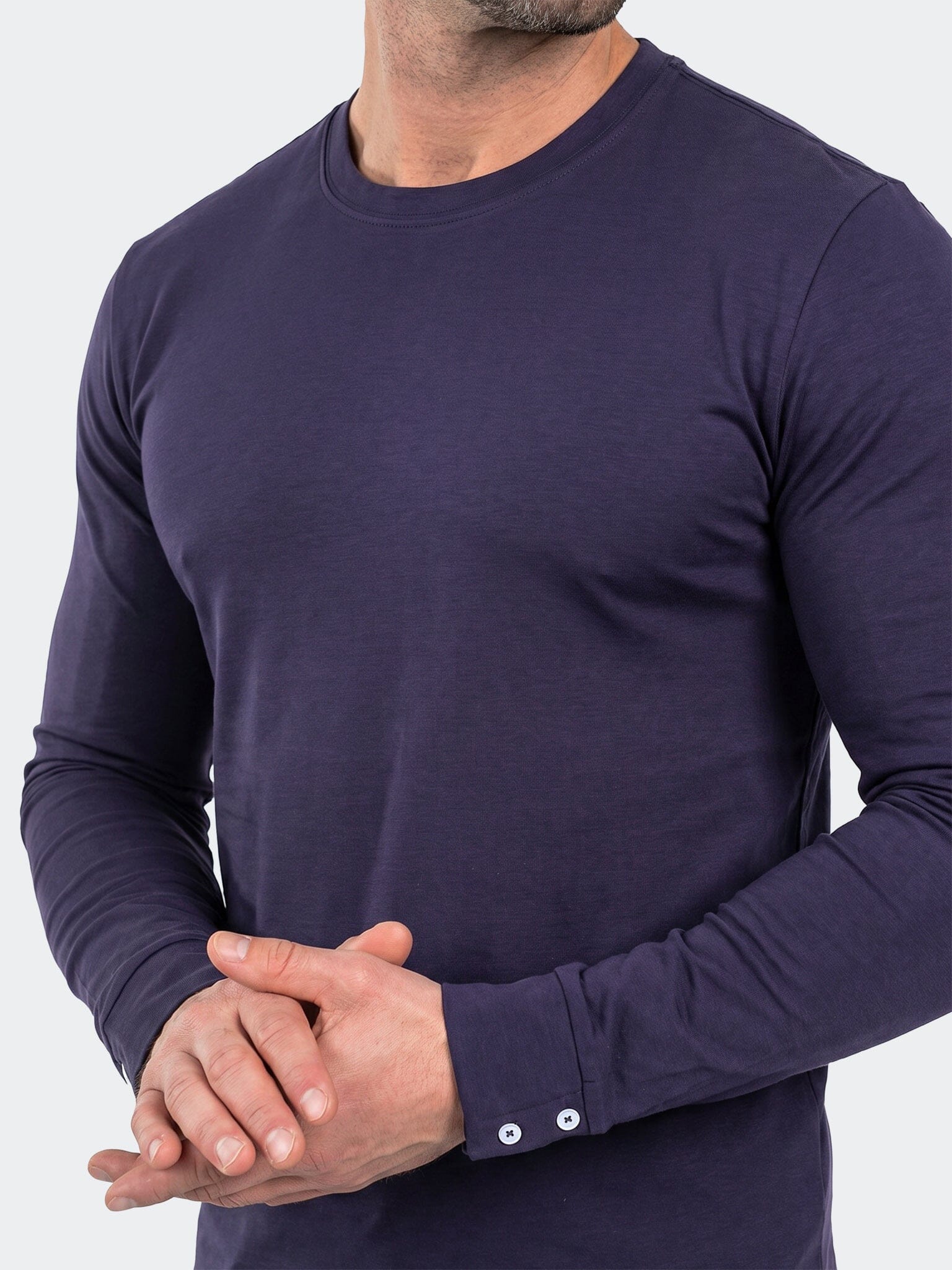 Athleisure Tee LS Unknown017 Blue