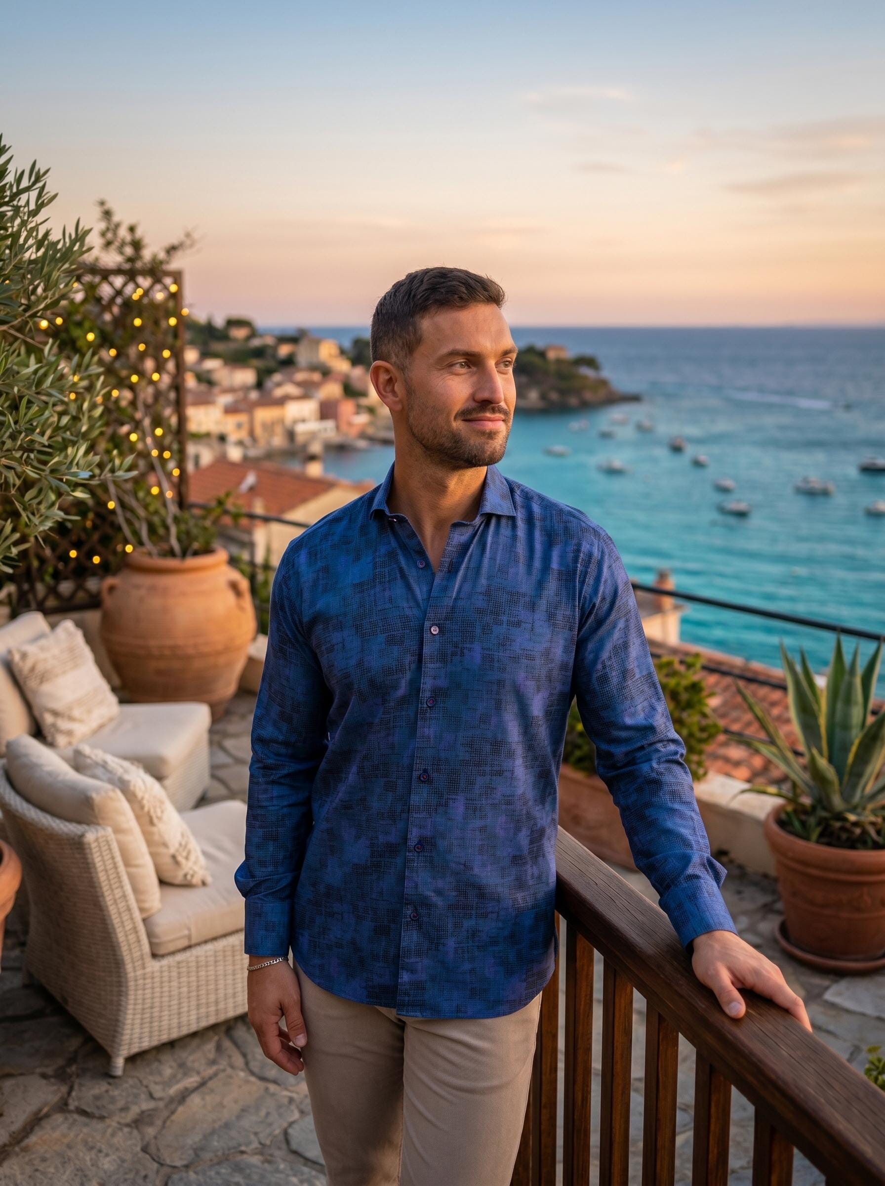 Eins Resistance Block Blue Shirt