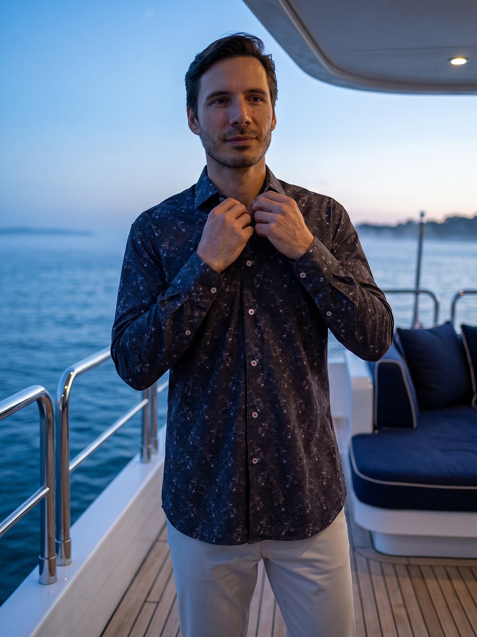 Fibonacci Stretch Dark Shirt