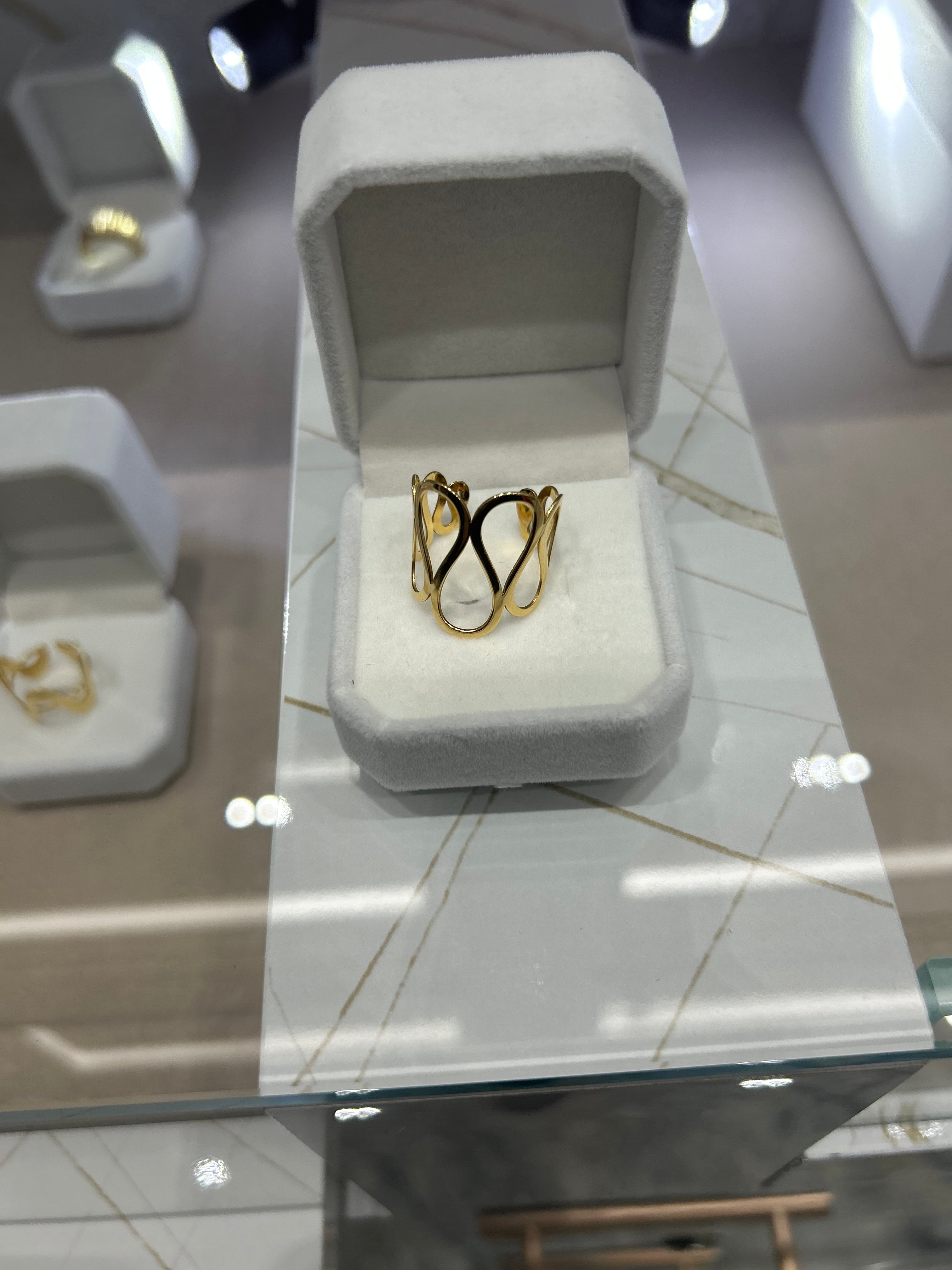 Women's Jewellery Rings SI RNG011 Dior Gold
