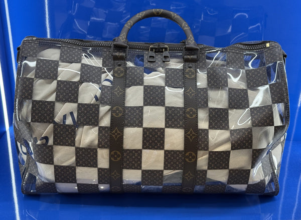 Bag Travel LV Keepall 50 Monog.Chess One Size