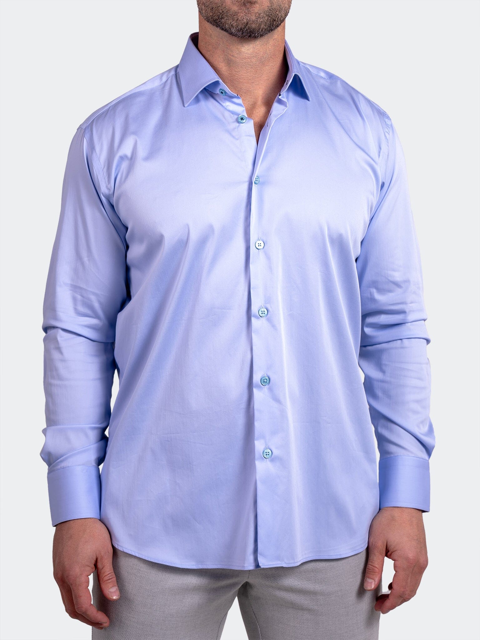 Black Label Softstretch Blue Shirt