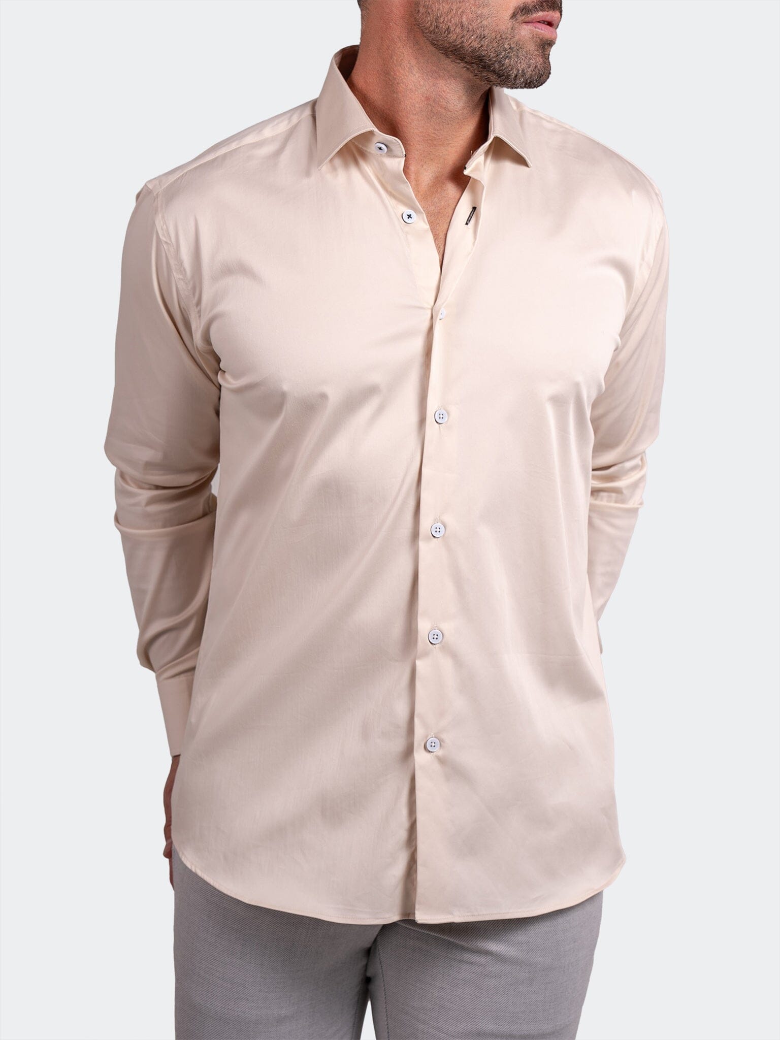 Black Label Stretch Blush Shirt