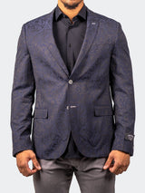 Blazer Descartes Roman Blue View-1