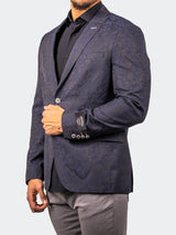 Blazer Descartes Roman Blue View-2