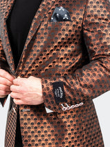 Blazer SkullRepeat7 Orange View-5