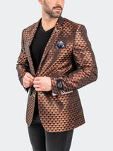 Blazer SkullRepeat7 Orange View-1