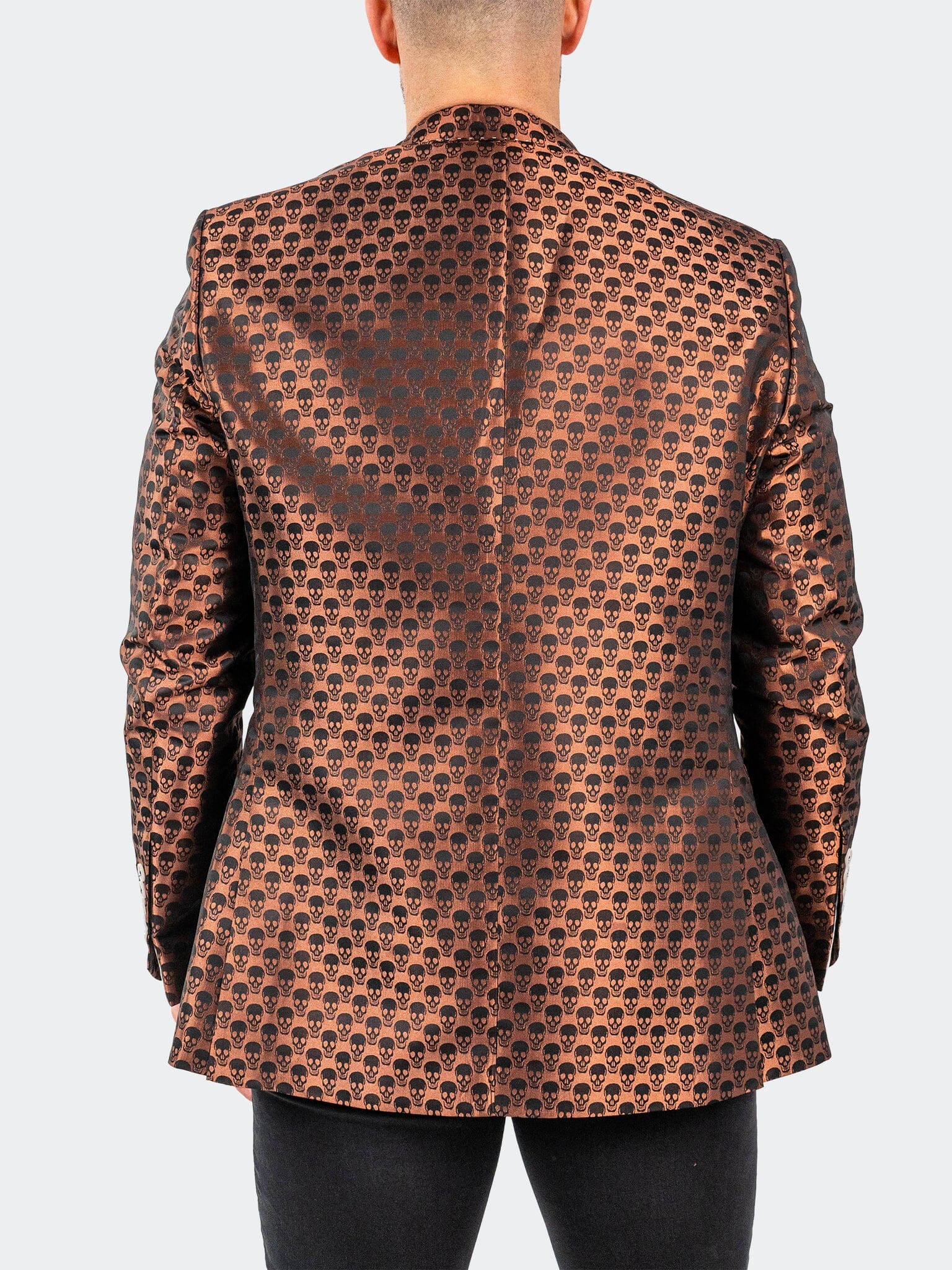 SkullRepeat Orange Blazer