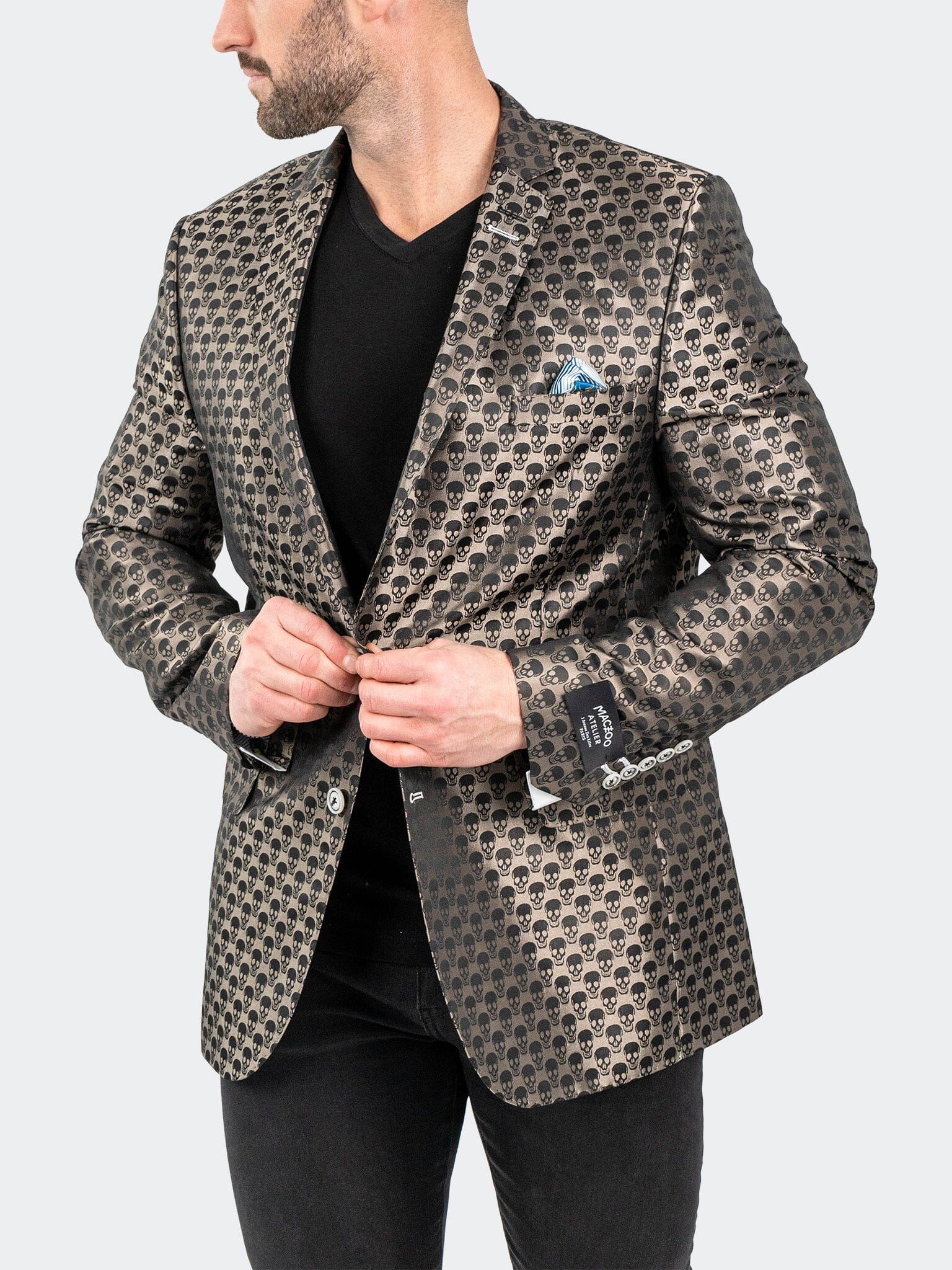 SkullRepeat Brown Blazer