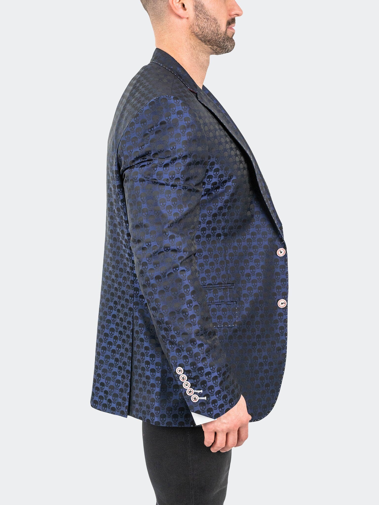 Socrate Skull Blue Blazer