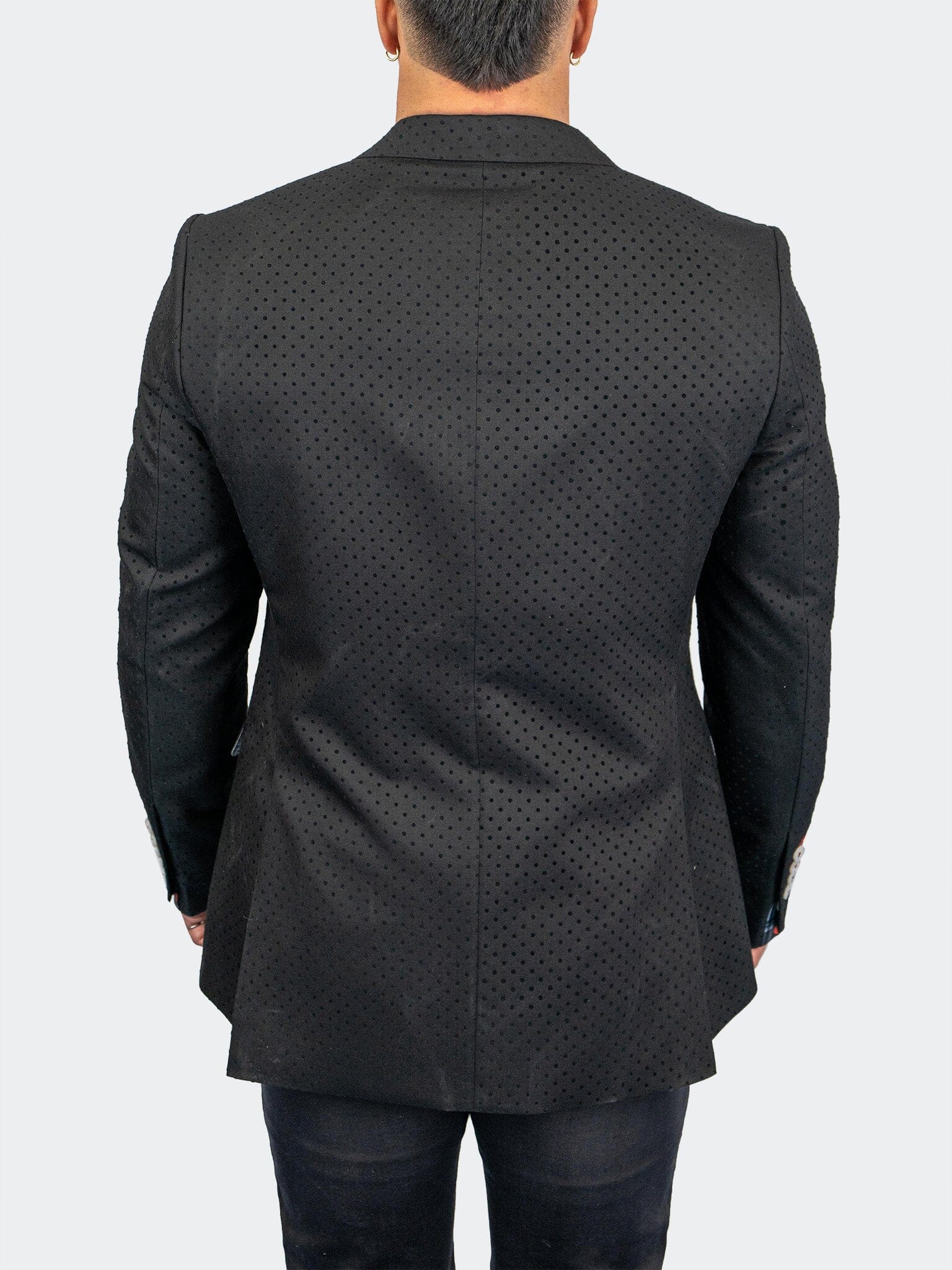 Socrates DotFlok Black Blazer