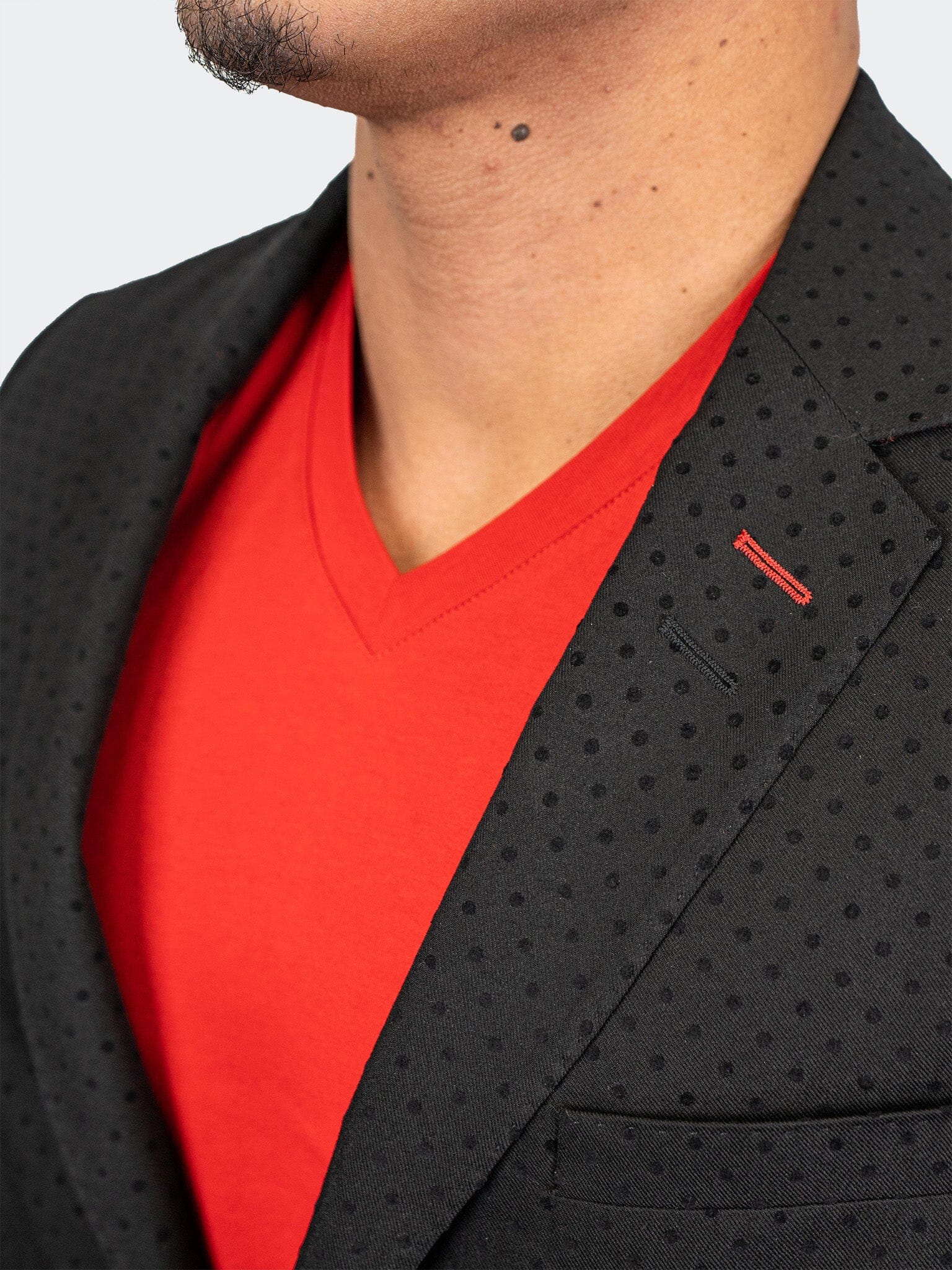 Socrates DotFlok Black Blazer