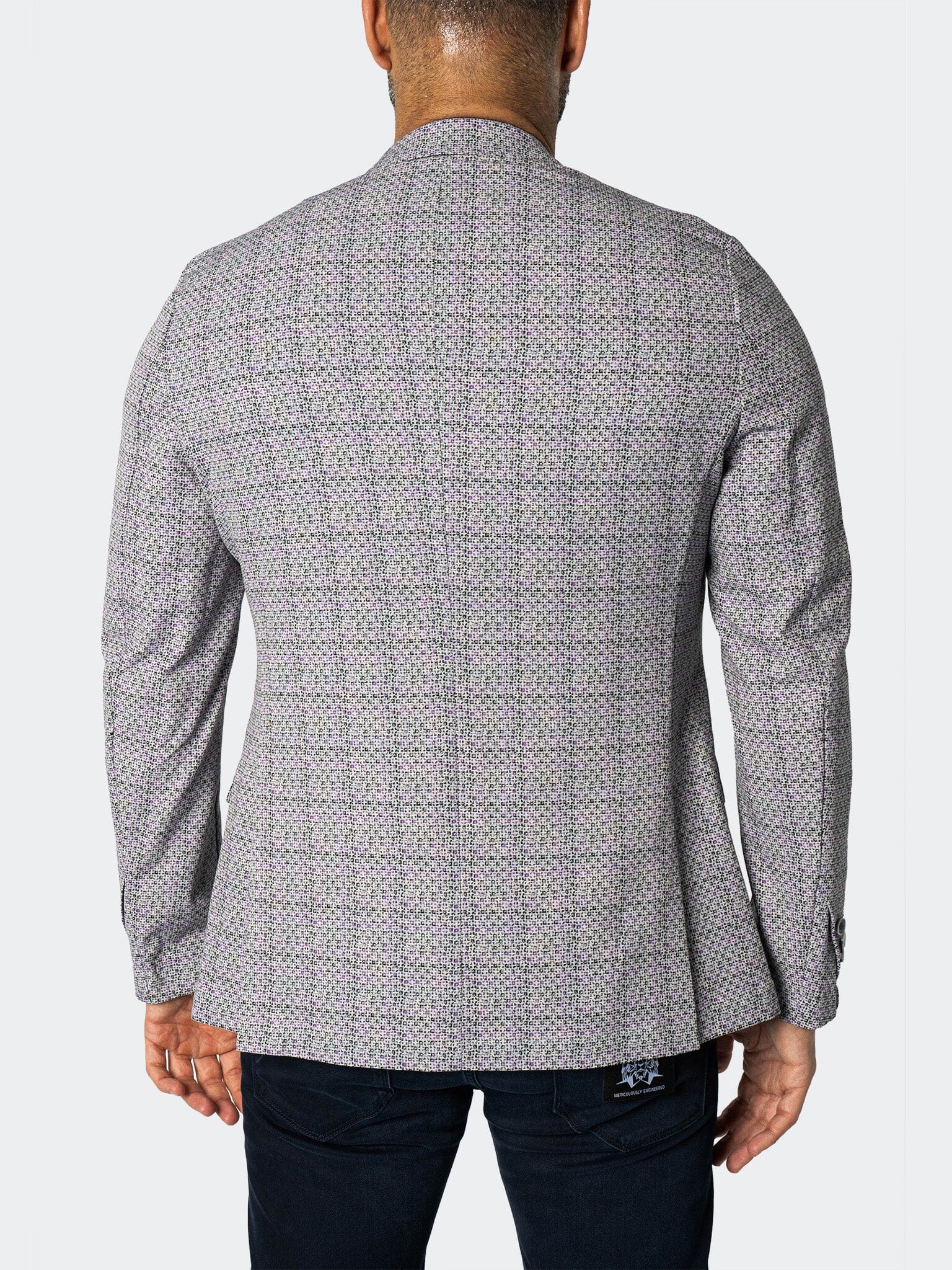 Blazer Unconstructed Descartes Blocks Purple
