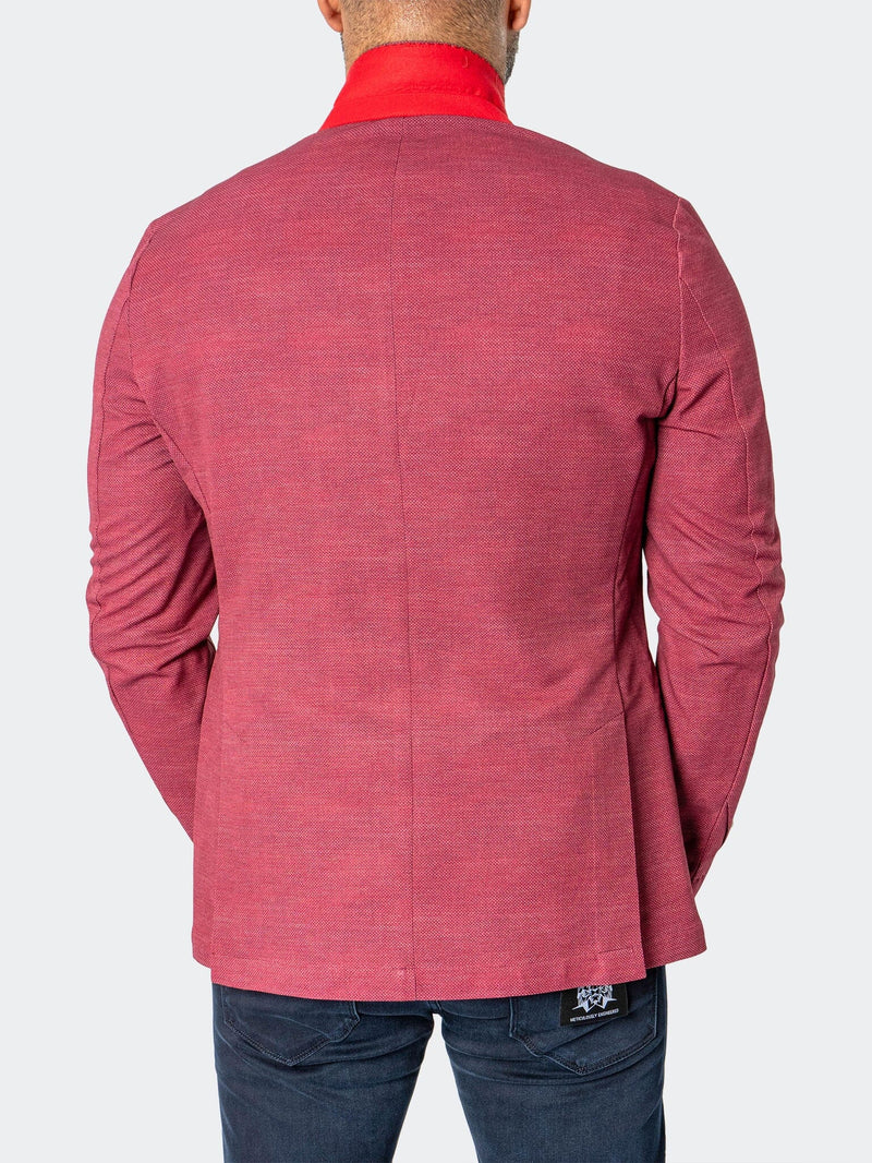 Blazer Unconstructed Descartes Brickhouse Red