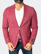 Blazer Unconstructed Descartes Brickhouse Red View-4