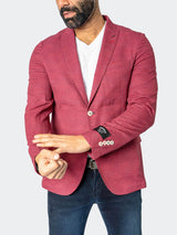 Blazer Unconstructed Descartes Brickhouse Red View-5